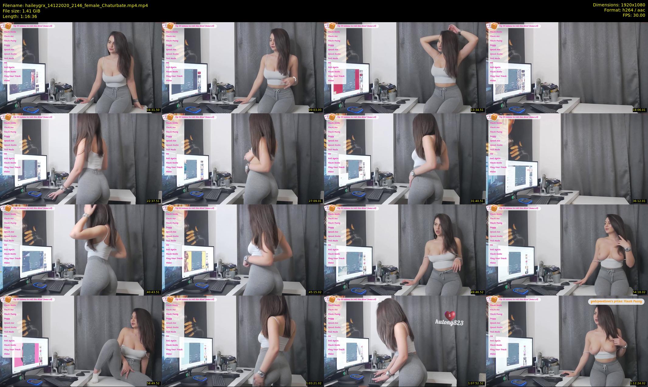 haileygrx — 77 minute Chaturbate female cam show recording, 1080p, Dec 14, 2020