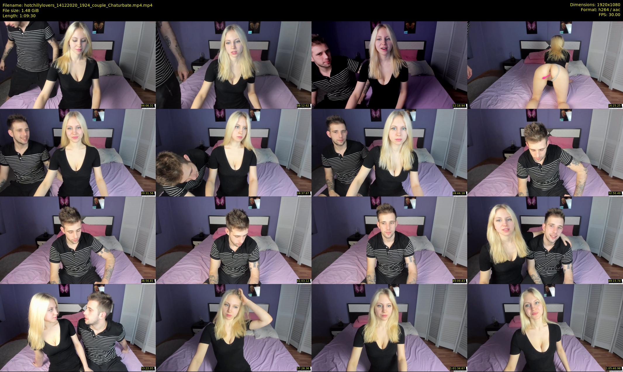 hotchillylovers — 70 minute Chaturbate couple cam show recording, 1080p, Dec 14, 2020