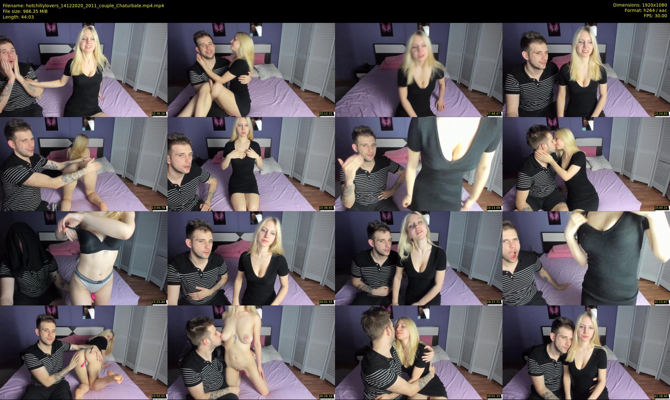 hotchillylovers — 45 minute Chaturbate couple cam show recording, 1080p, Dec 14, 2020