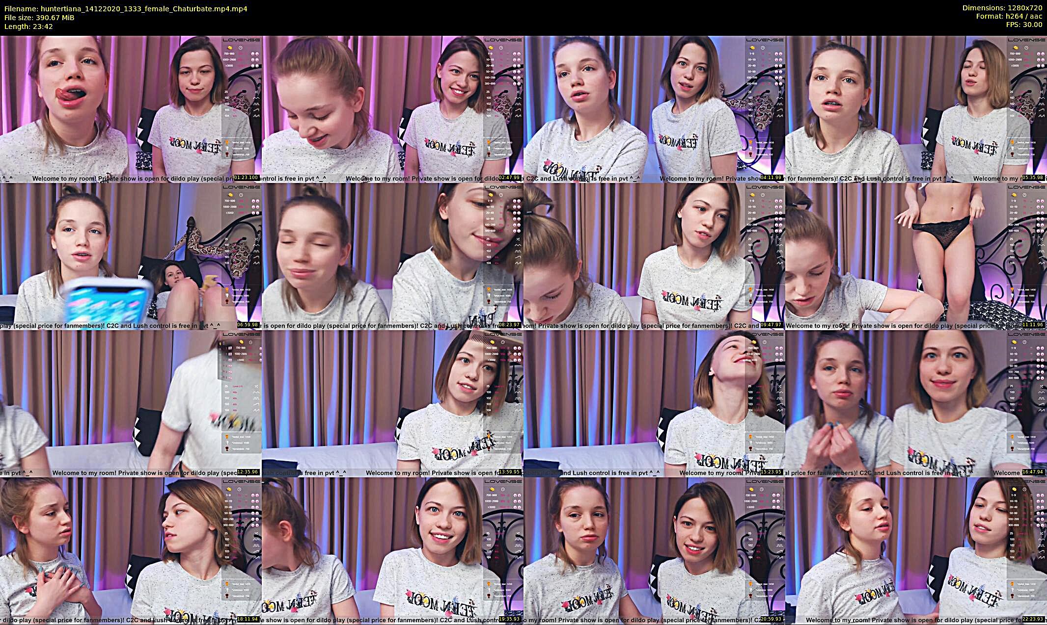 huntertiana — 24 minute Chaturbate female cam show recording, 720p, Dec 14, 2020