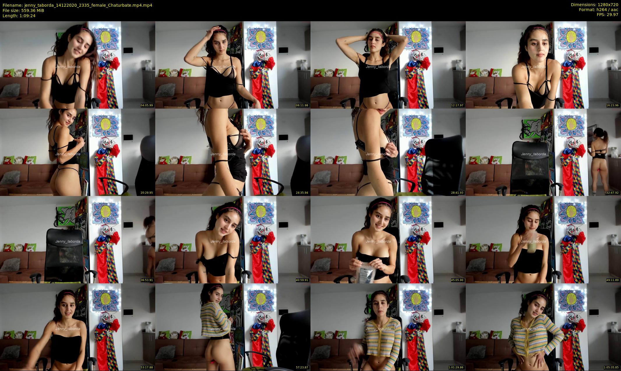 jenny_taborda — 70 minute Chaturbate female cam show recording, 720p, Dec 14, 2020