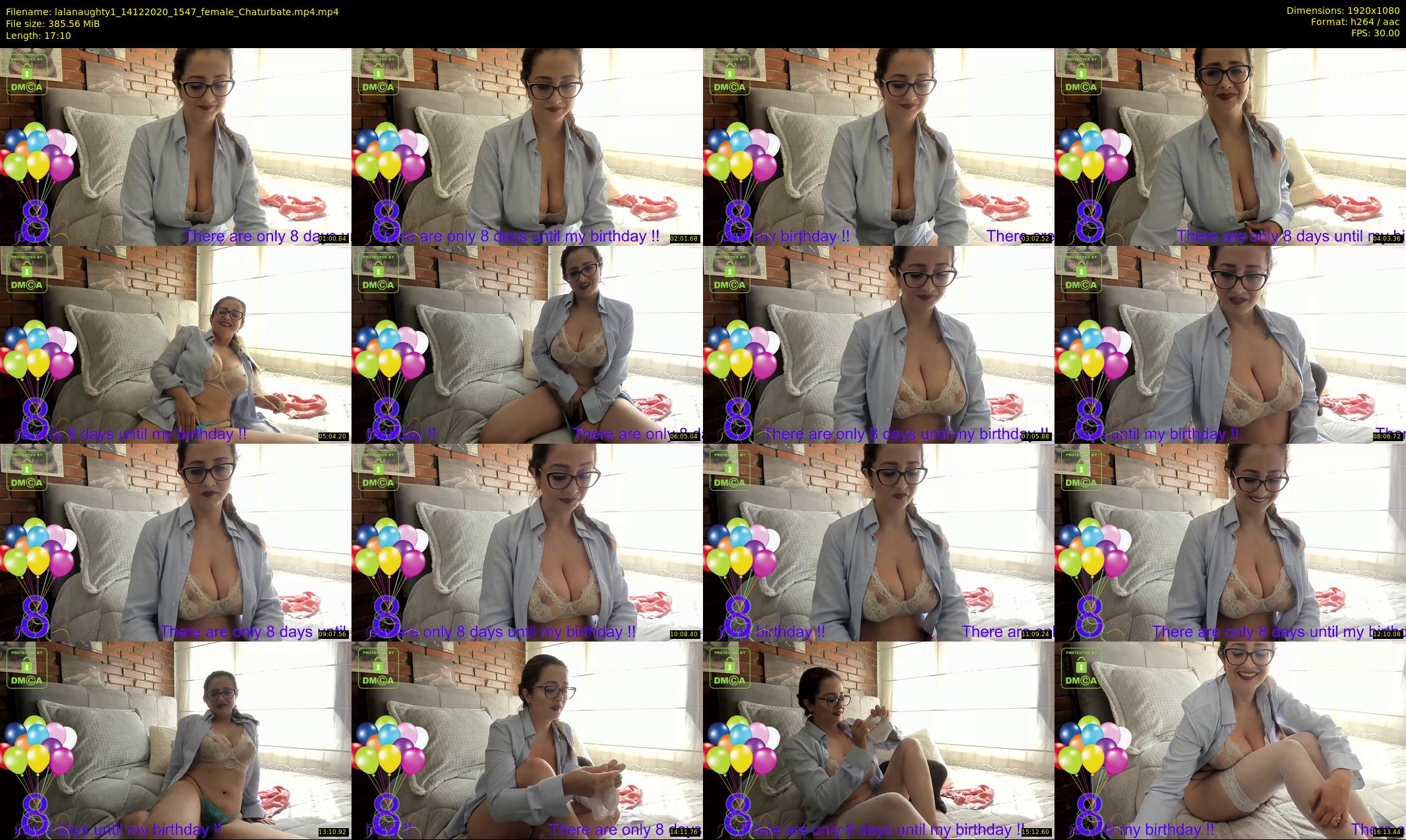 lalanaughty1 — 18 minute Chaturbate female cam show recording, 1080p, Dec 14, 2020