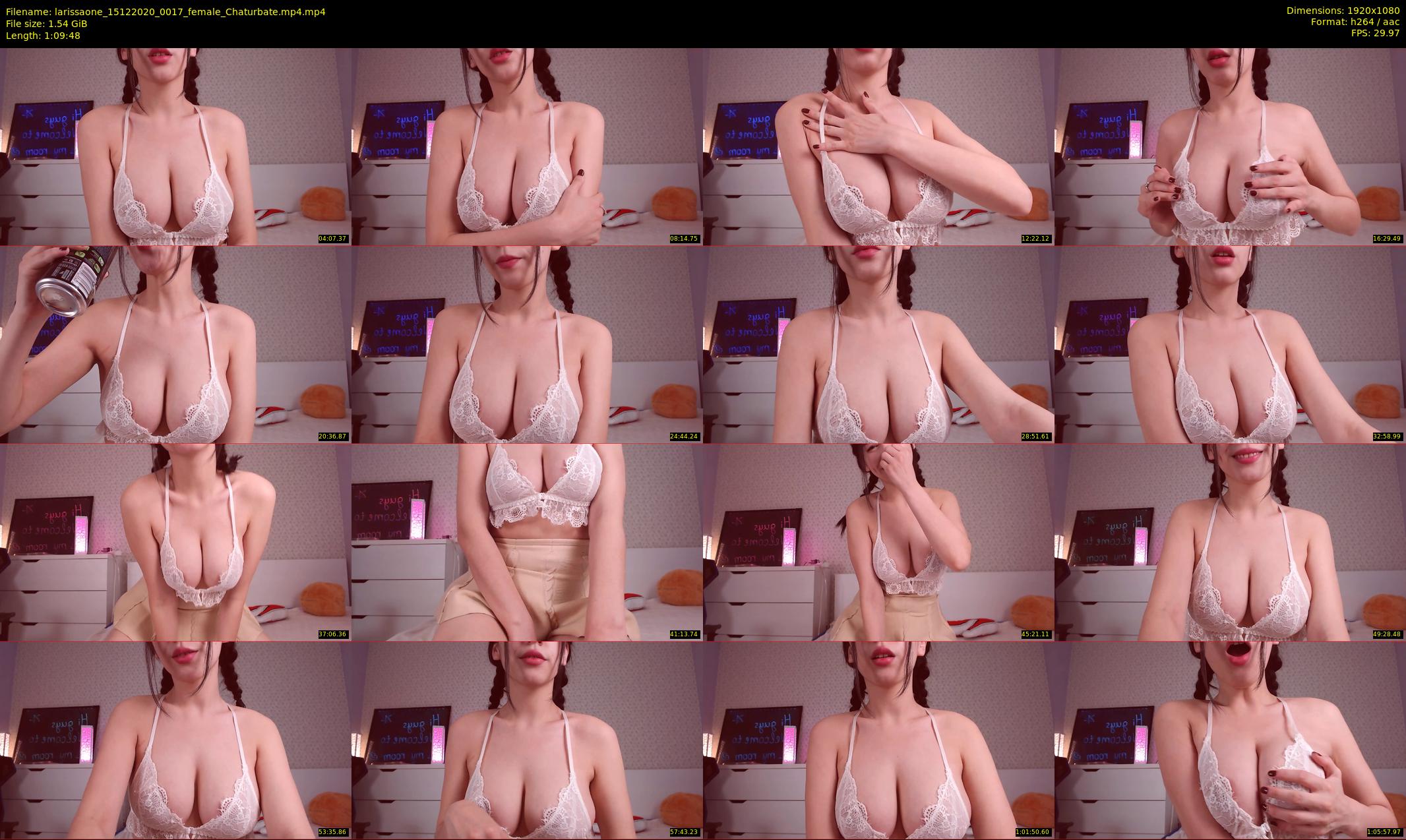 larissaone — 70 minute Chaturbate female cam show recording, 1080p, Dec 15, 2020