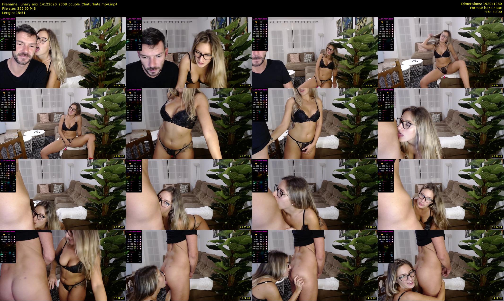 lunary_mix — 16 minute Chaturbate couple cam show recording, 1080p, Dec 14, 2020