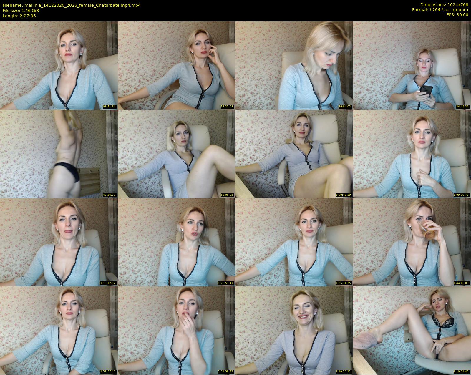 mallinia — 148 minute Chaturbate female cam show recording, 720p, Dec 14, 2020