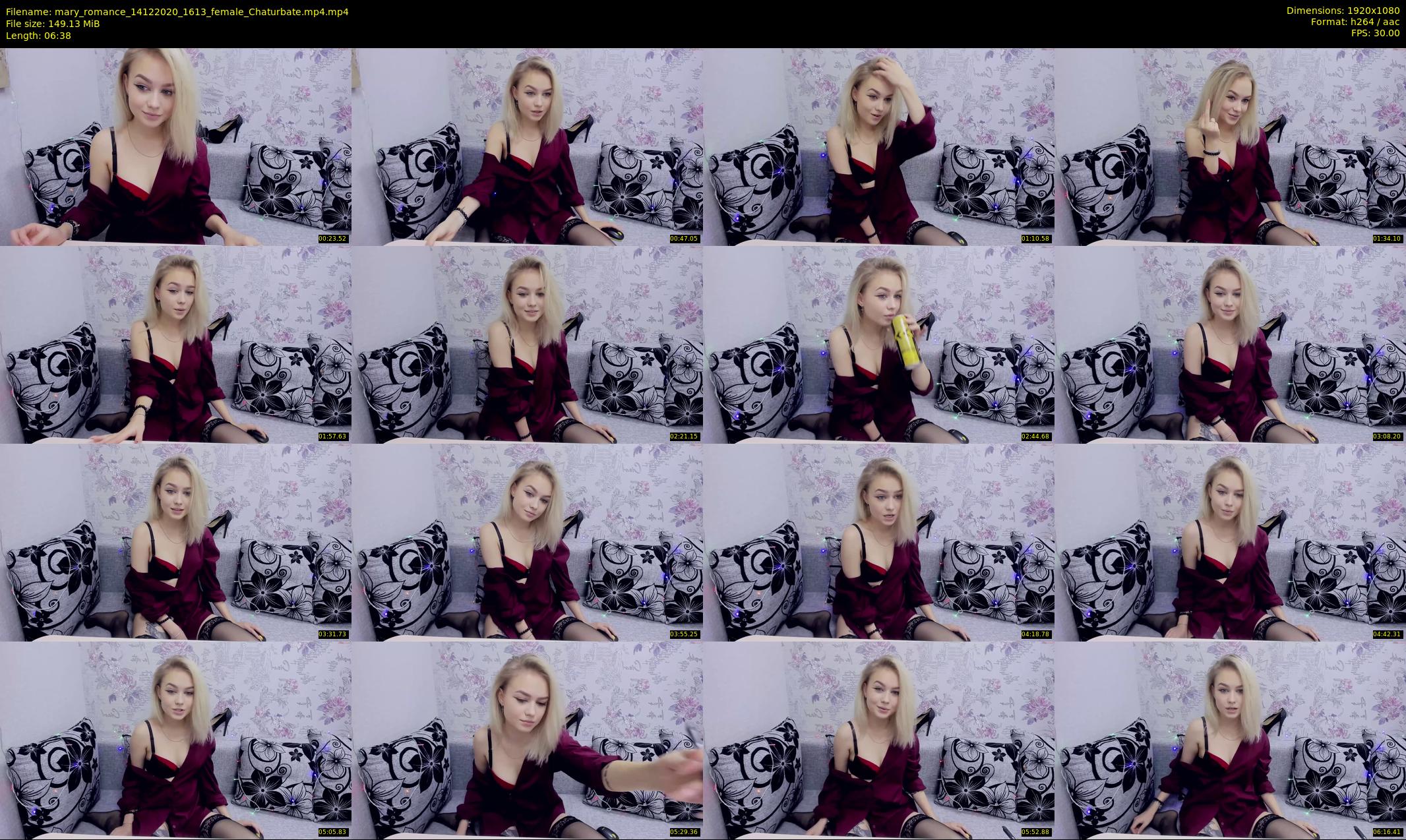 mary_romance — 7 minute Chaturbate female cam show recording, 1080p, Dec 14, 2020