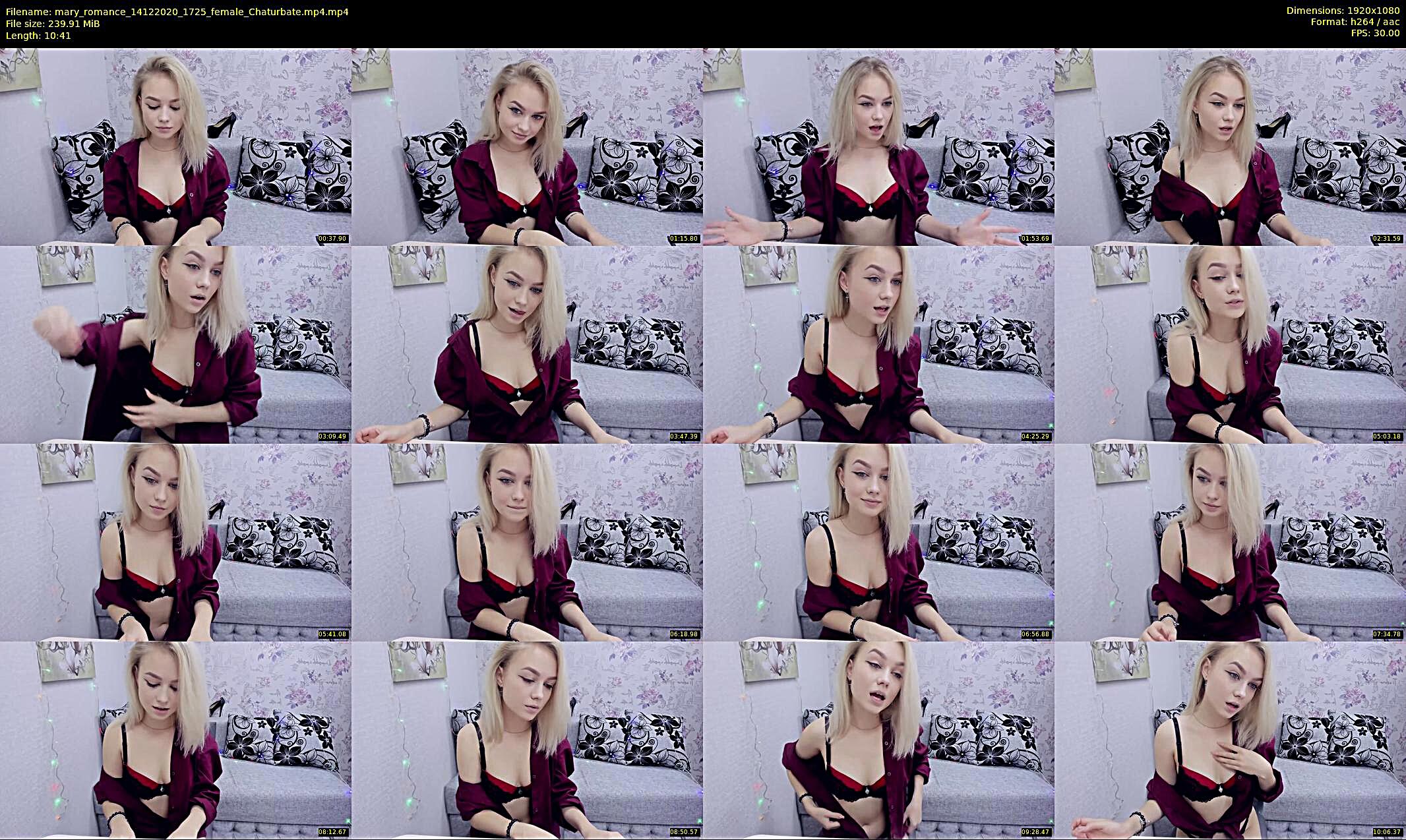 mary_romance — 11 minute Chaturbate female cam show recording, 1080p, Dec 14, 2020