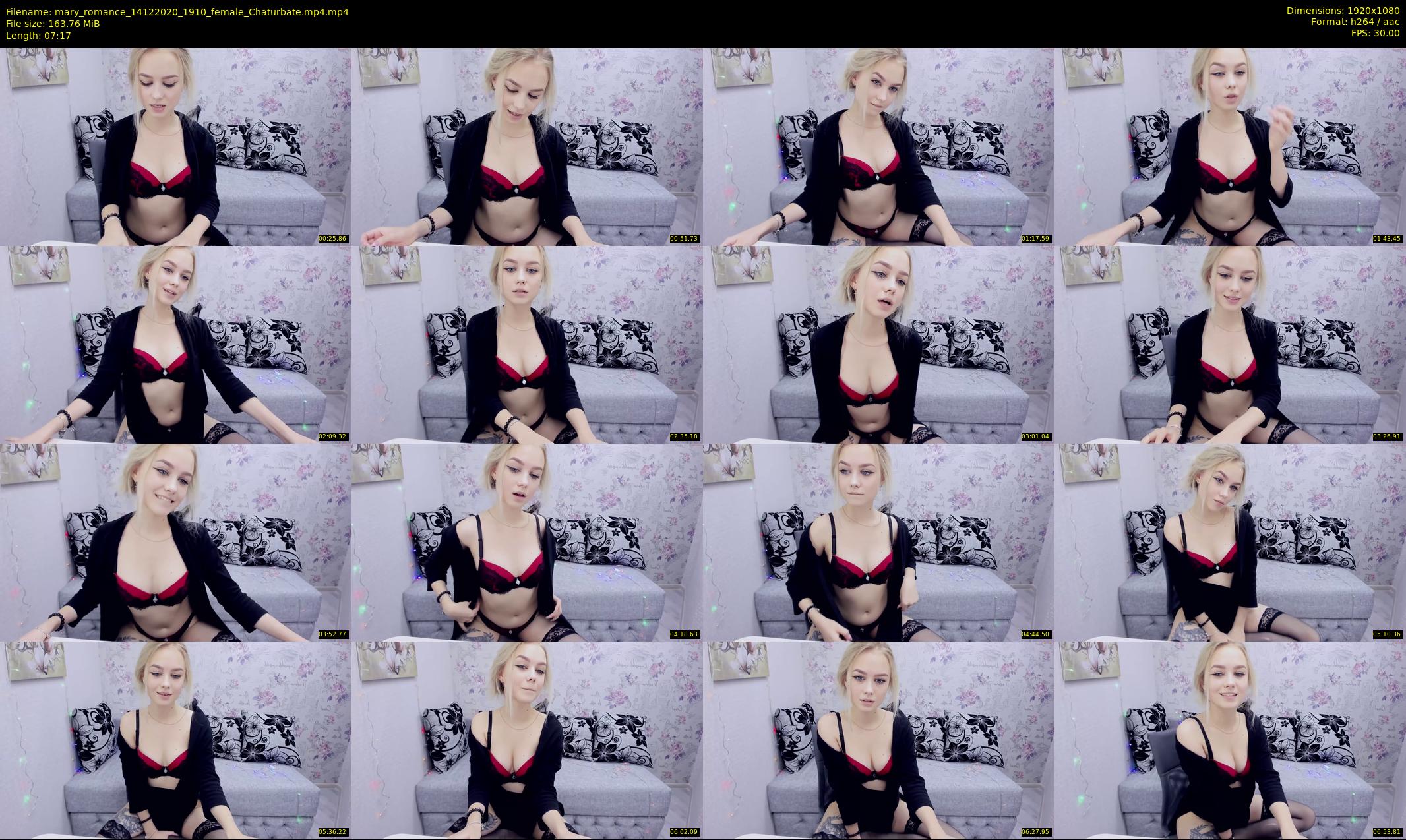 mary_romance — 8 minute Chaturbate female cam show recording, 1080p, Dec 14, 2020