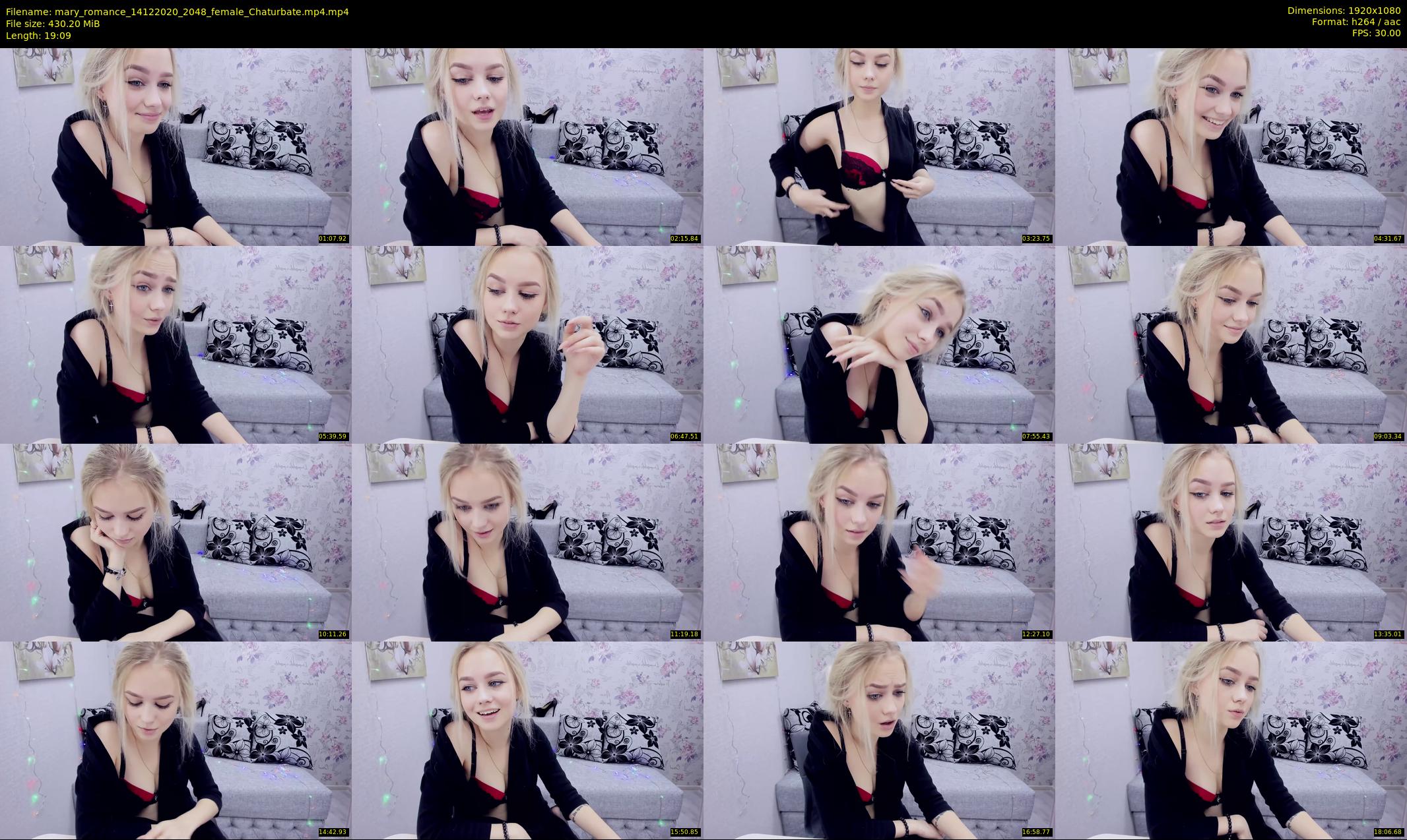 mary_romance — 20 minute Chaturbate female cam show recording, 1080p, Dec 14, 2020
