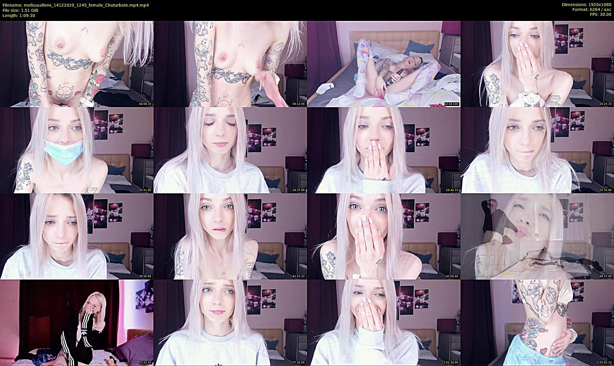 melissaallens — 70 minute Chaturbate female cam show recording, 1080p, Dec 14, 2020