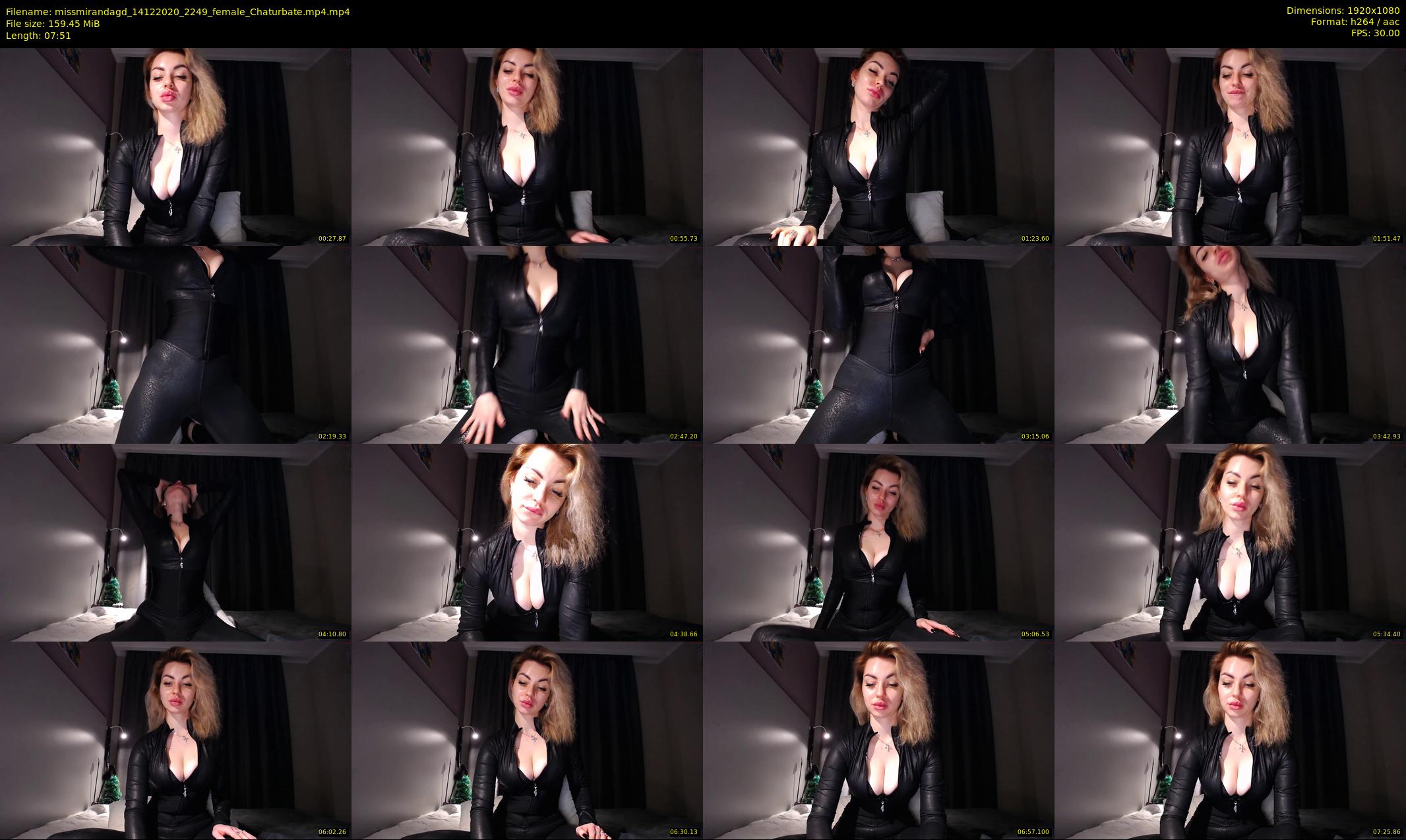 missmirandagd — 8 minute Chaturbate female cam show recording, 1080p, Dec 14, 2020