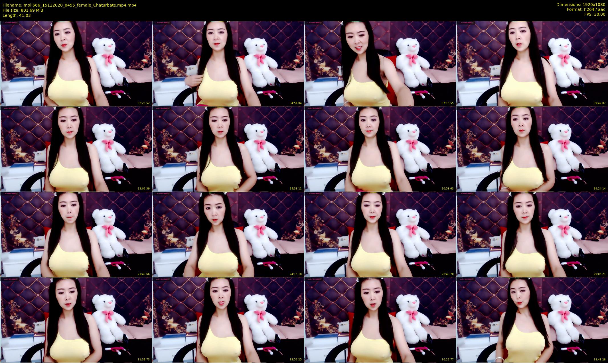 moli666 — 42 minute Chaturbate female cam show recording, 1080p, Dec 15, 2020