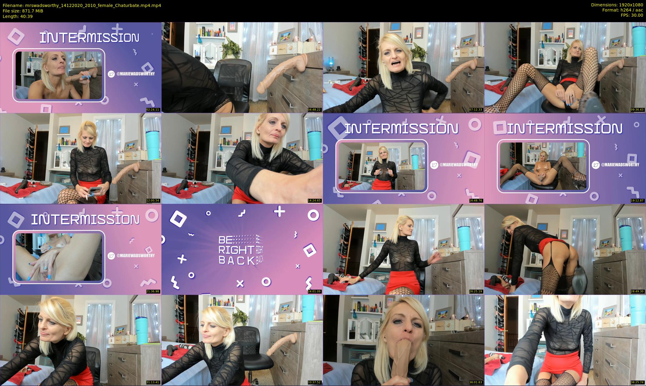 mrswadsworthy — 41 minute Chaturbate female cam show recording, 1080p, Dec 14, 2020
