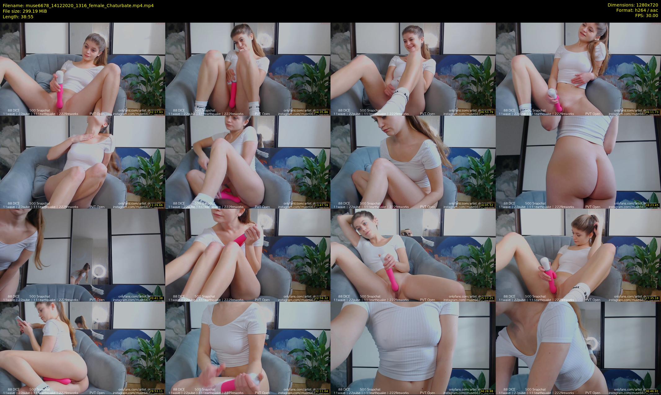 muse6678 — 39 minute Chaturbate female cam show recording, 720p, Dec 14, 2020