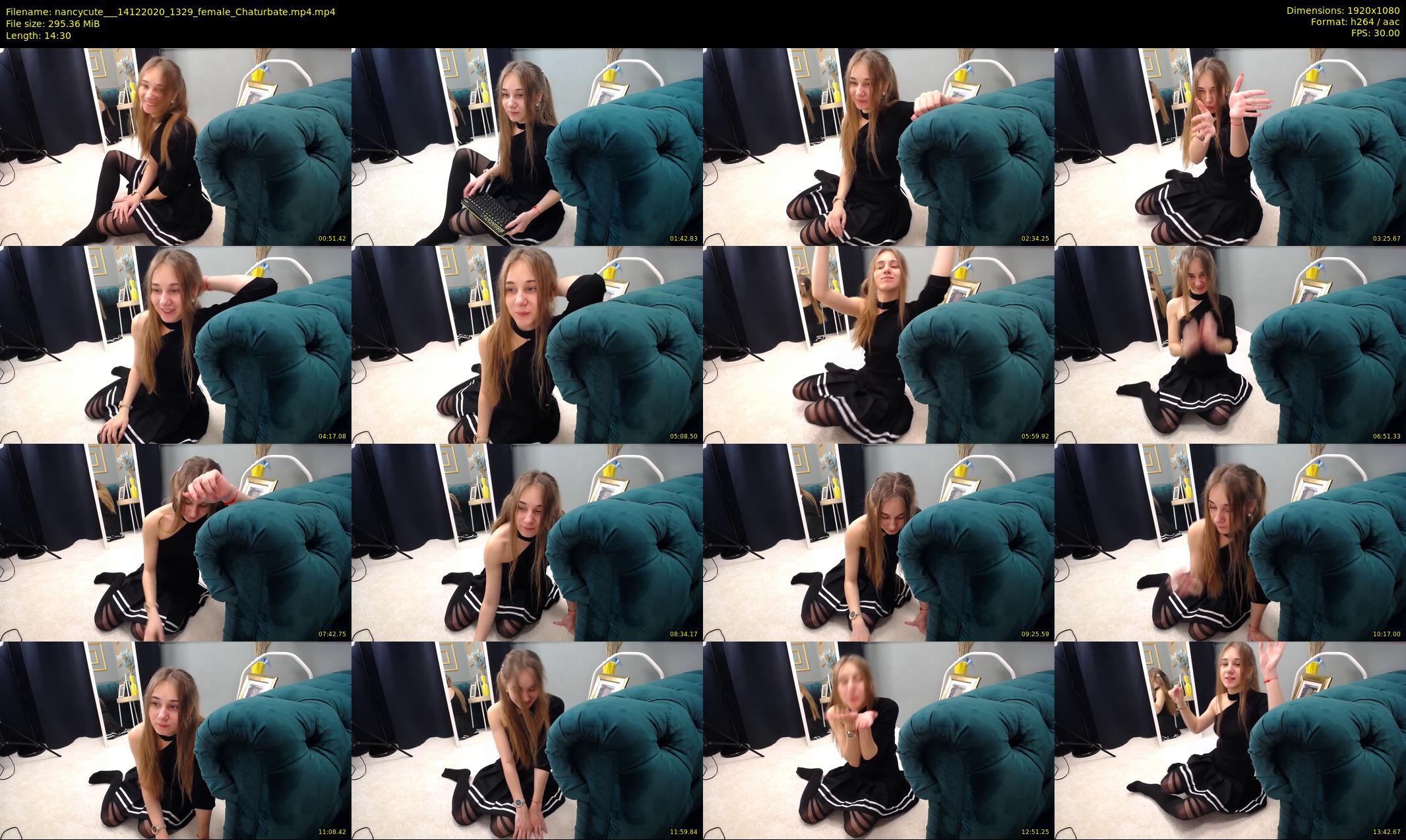 nancycute__ — 15 minute Chaturbate female cam show recording, 1080p, Dec 14, 2020