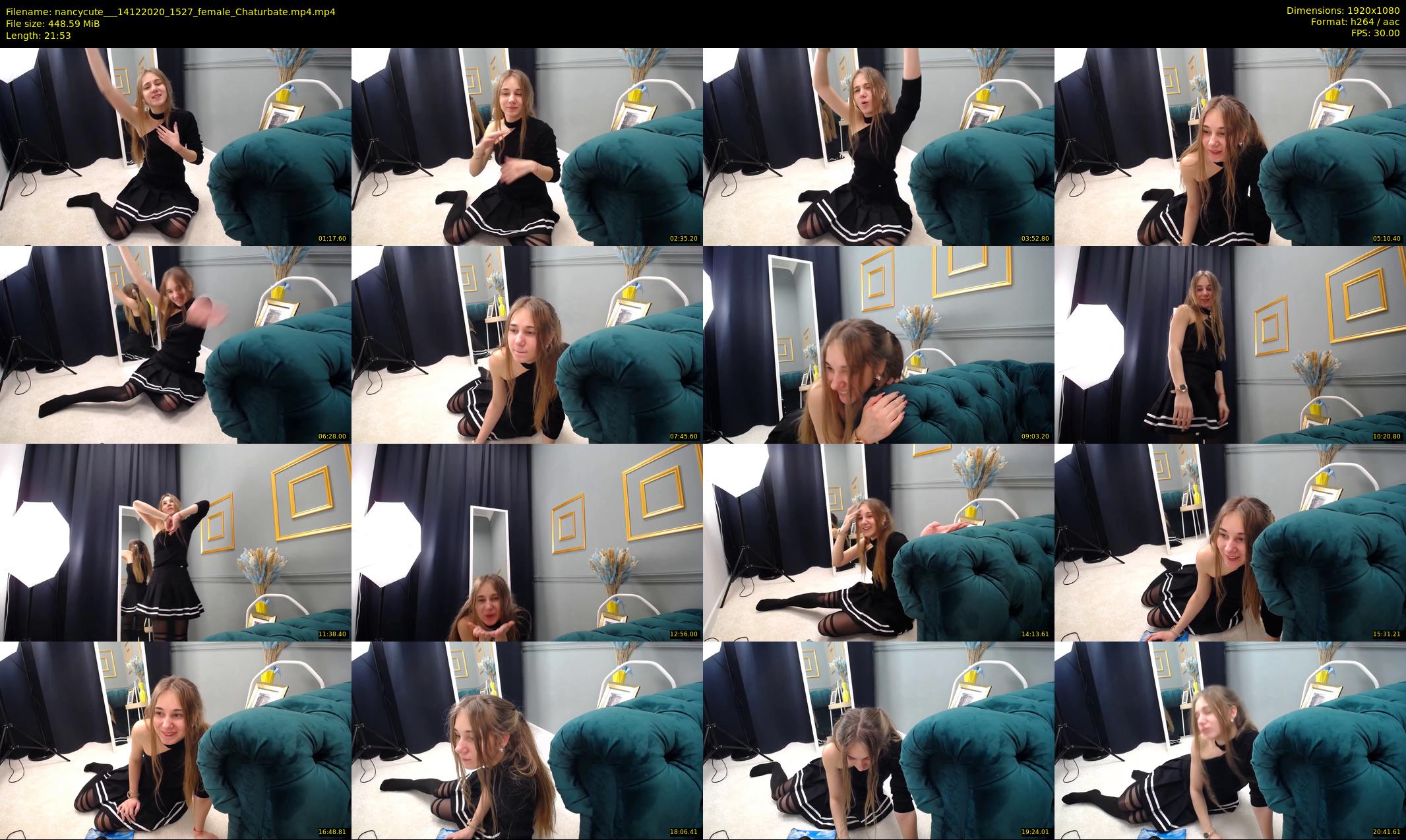nancycute__ — 22 minute Chaturbate female cam show recording, 1080p, Dec 14, 2020