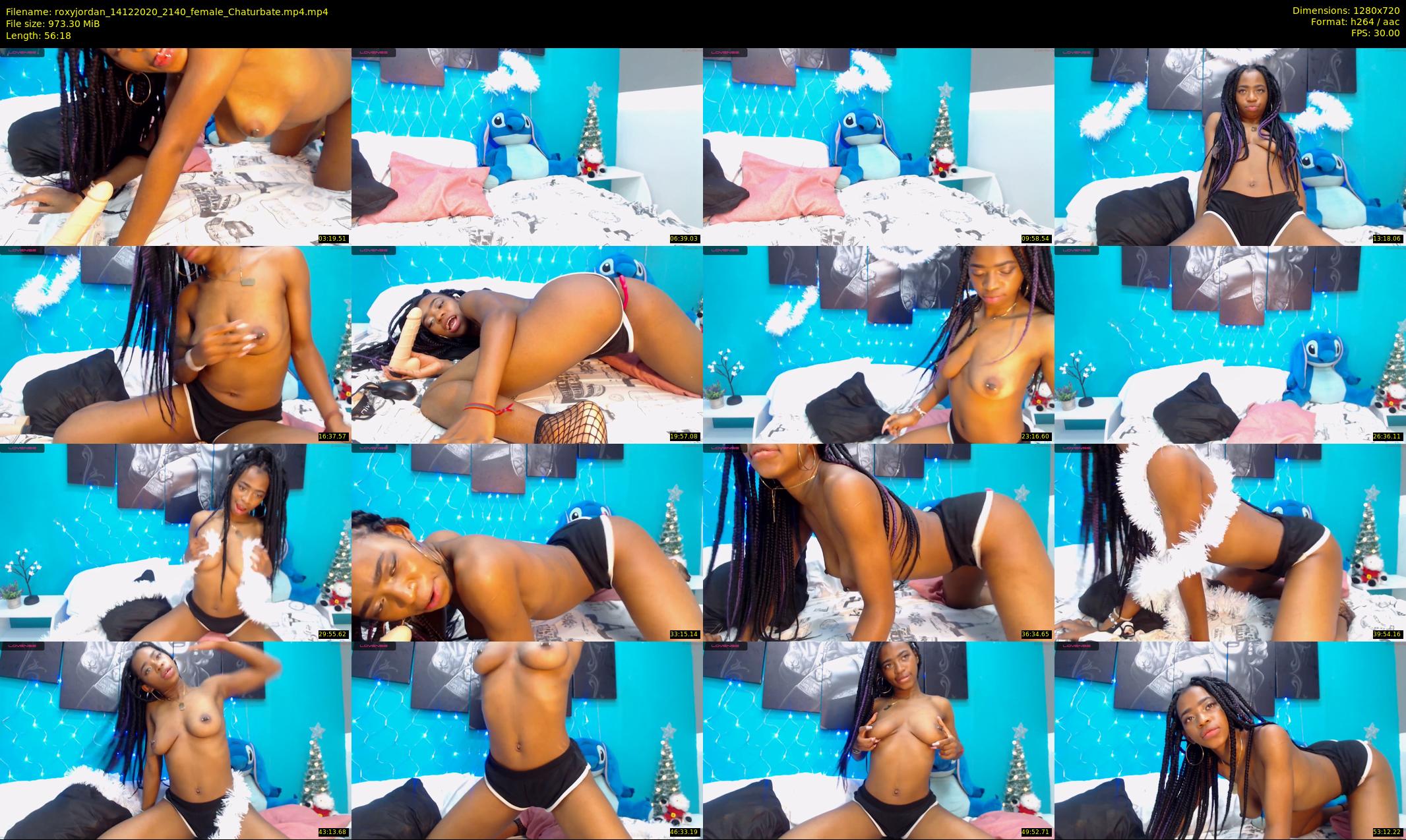 roxyjordan — 57 minute Chaturbate female cam show recording, 720p, Dec 14, 2020