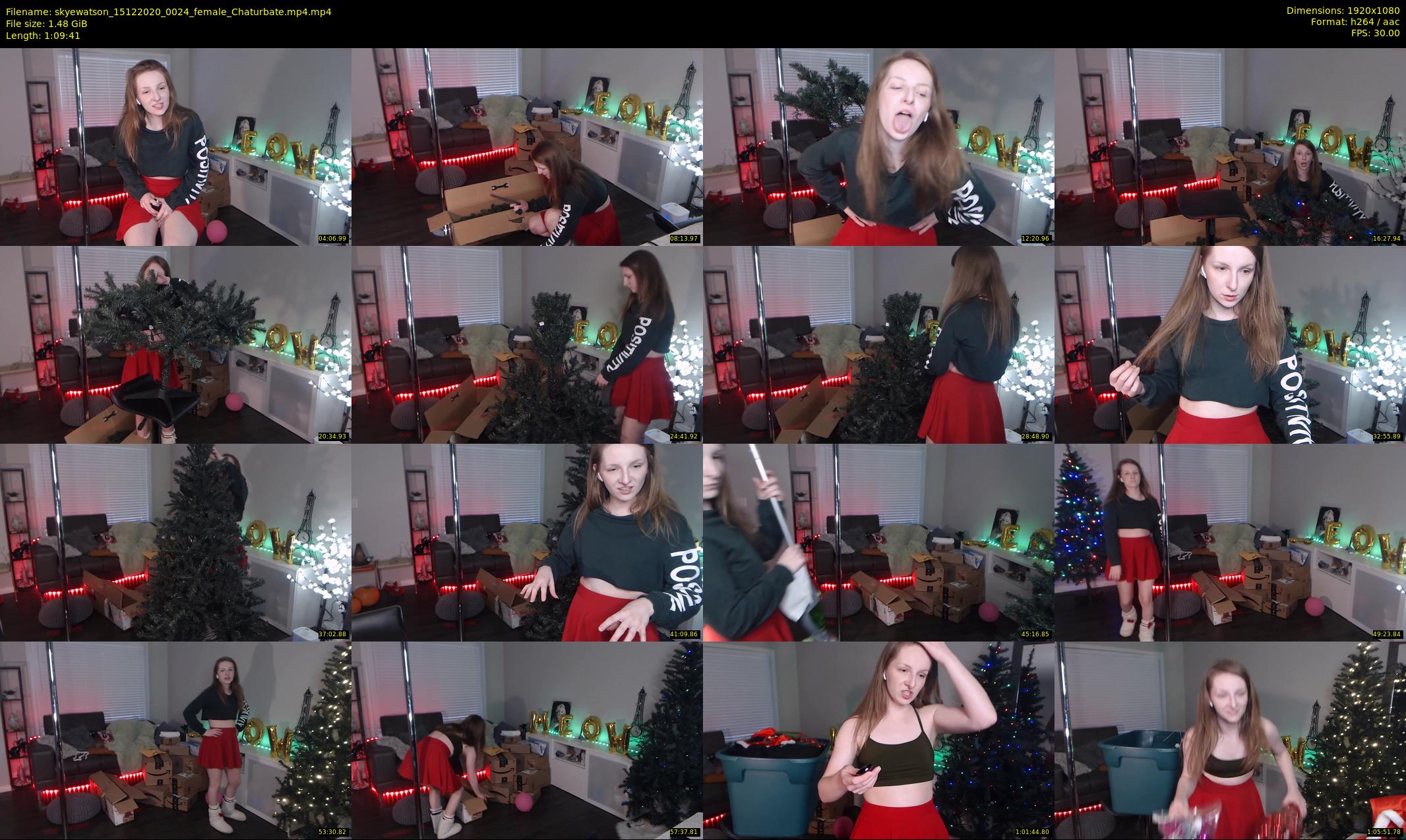 skyewatson — 70 minute Chaturbate female cam show recording, 1080p, Dec 15, 2020