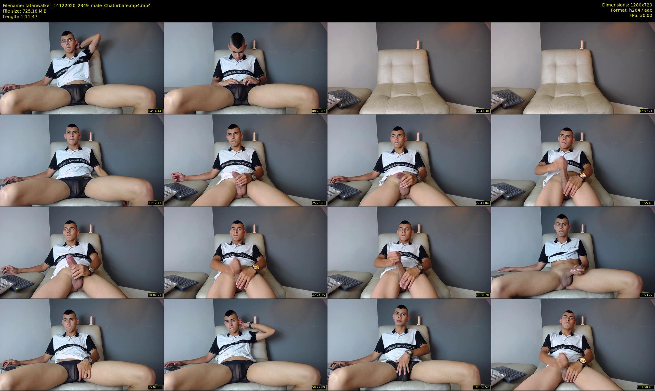 tatanwalker — 72 minute Chaturbate male cam show recording, 720p, Dec 14, 2020
