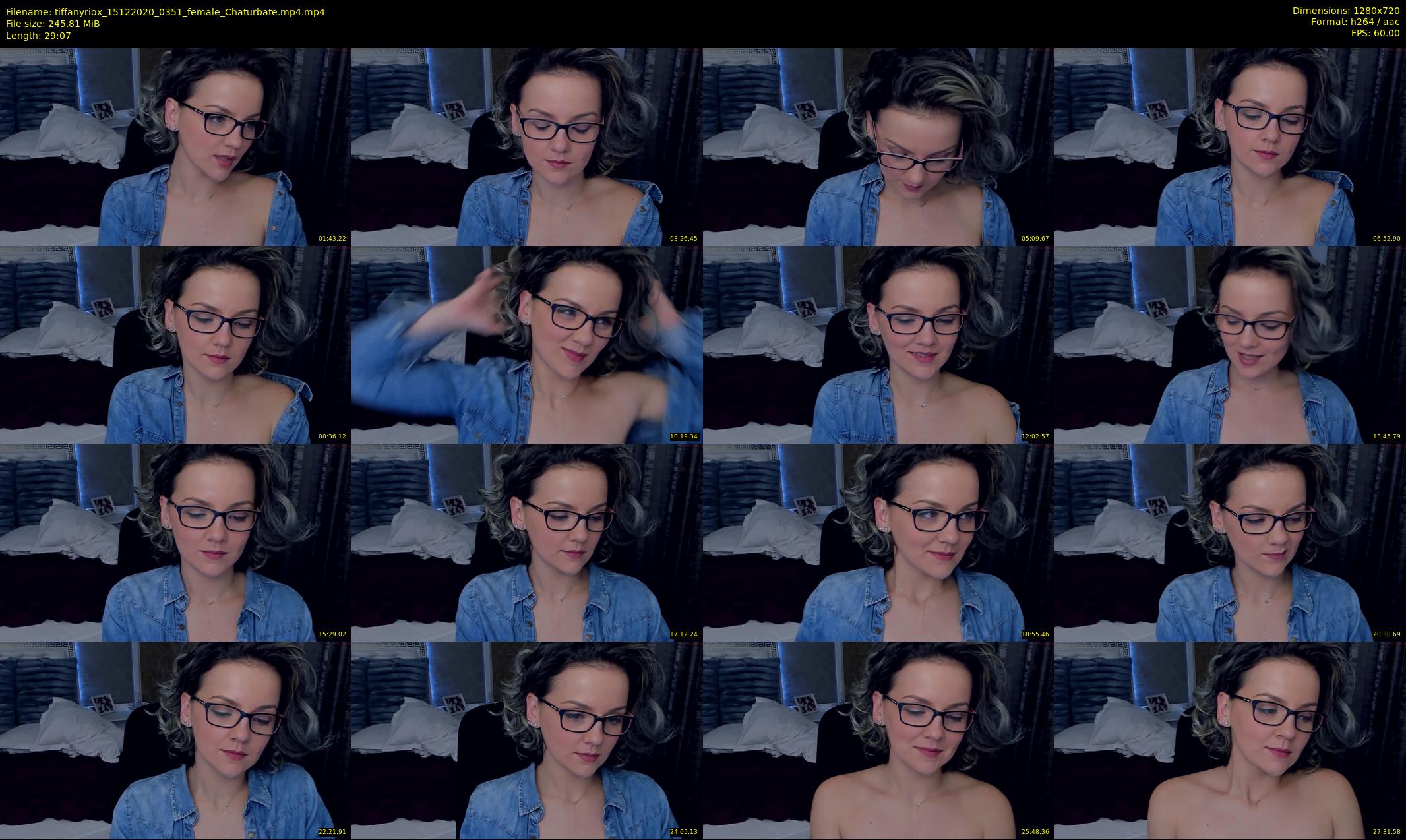 tiffanyriox — 30 minute Chaturbate female cam show recording, 720p, Dec 15, 2020