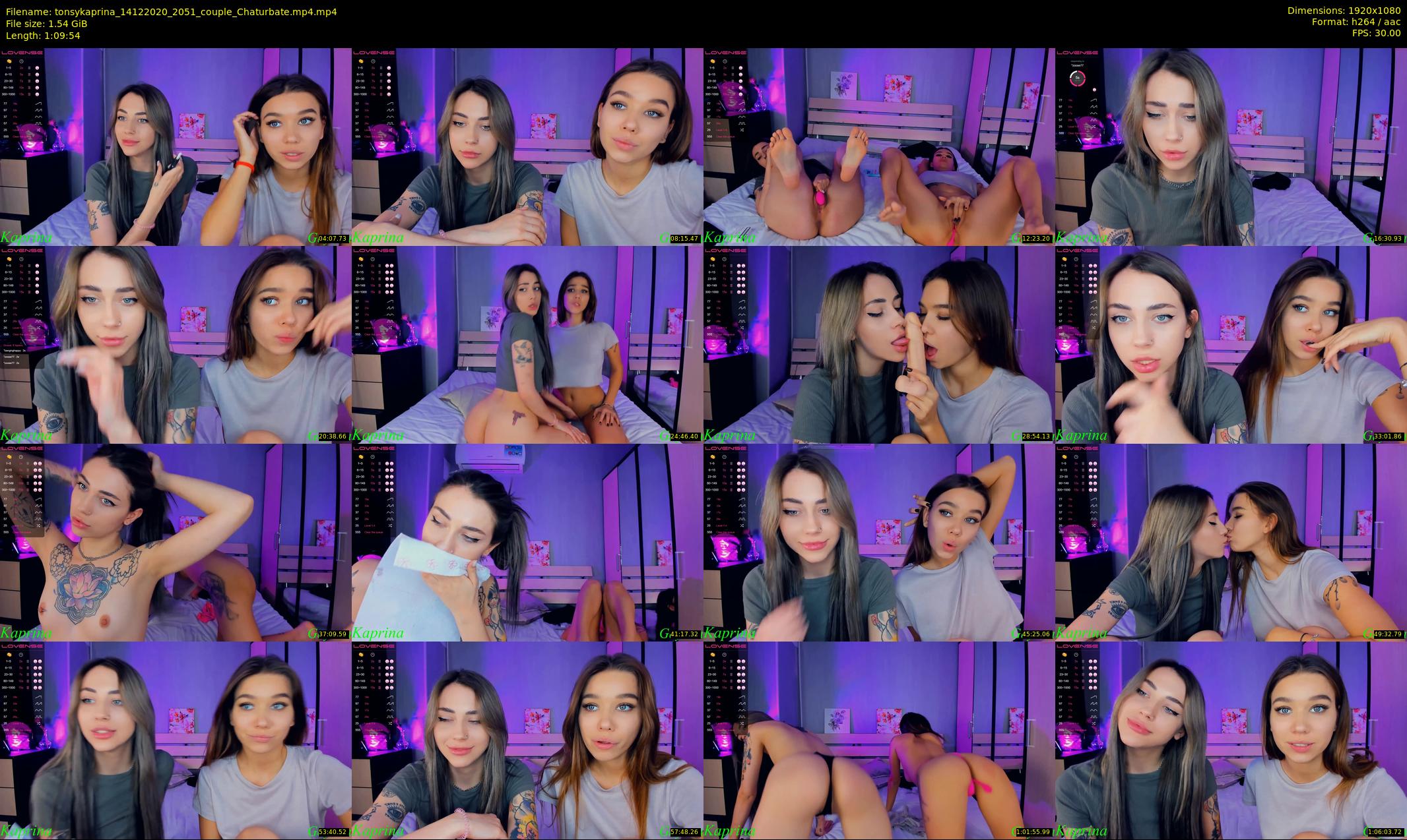 tonsykaprina — 70 minute Chaturbate couple cam show recording, 1080p, Dec 14, 2020