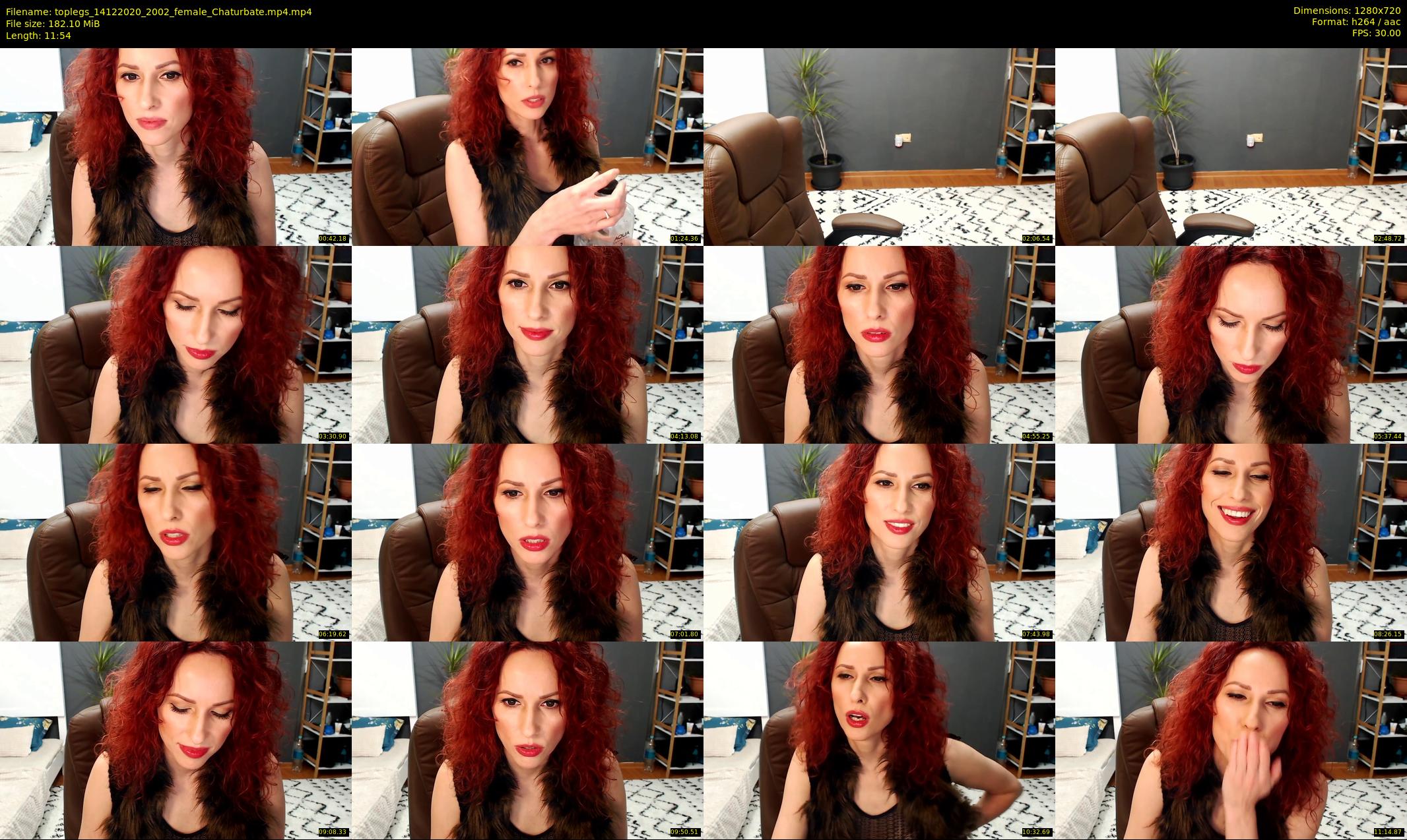 toplegs — 12 minute Chaturbate female cam show recording, 720p, Dec 14, 2020