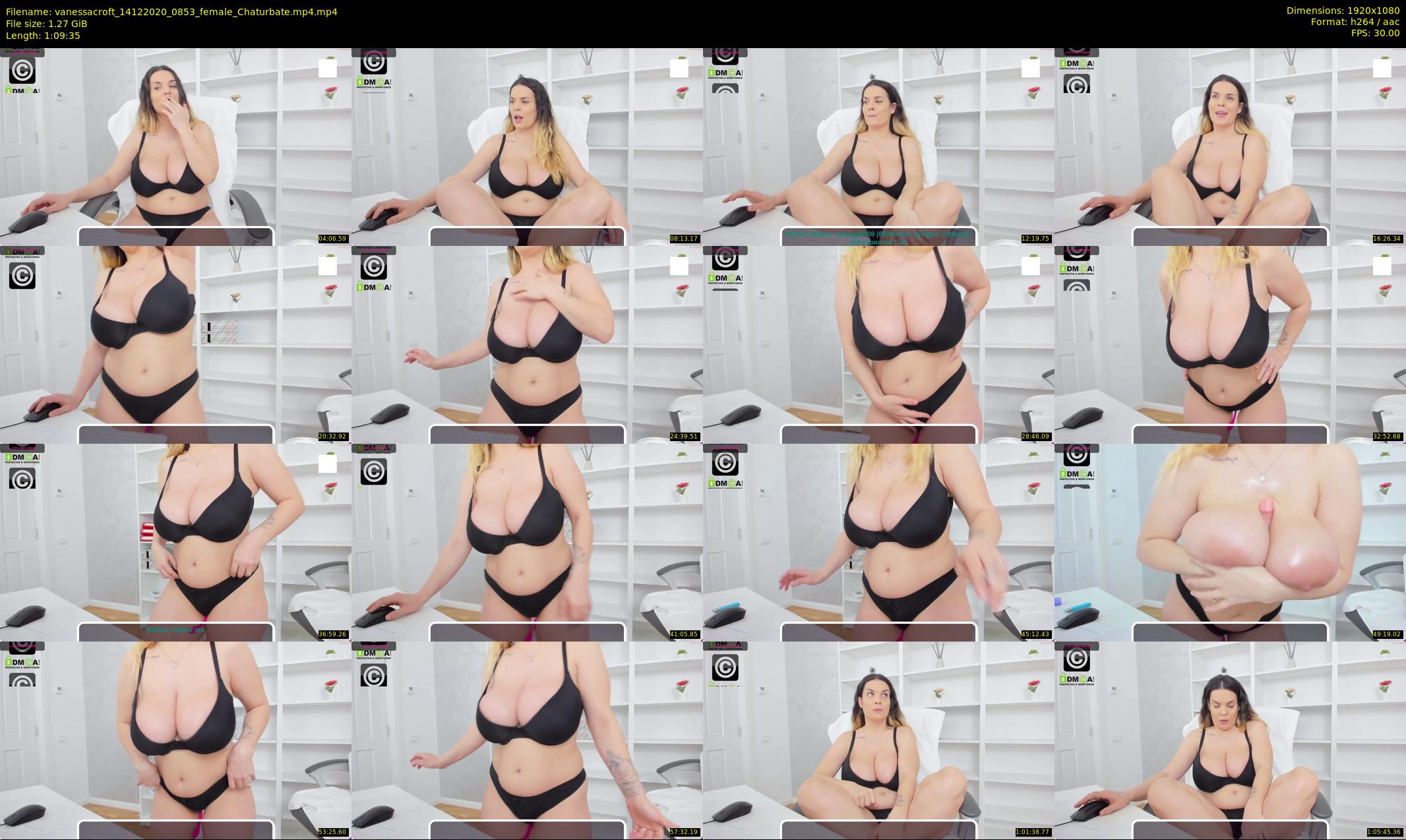 vanessacroft — 70 minute Chaturbate female cam show recording, 1080p, Dec 14, 2020