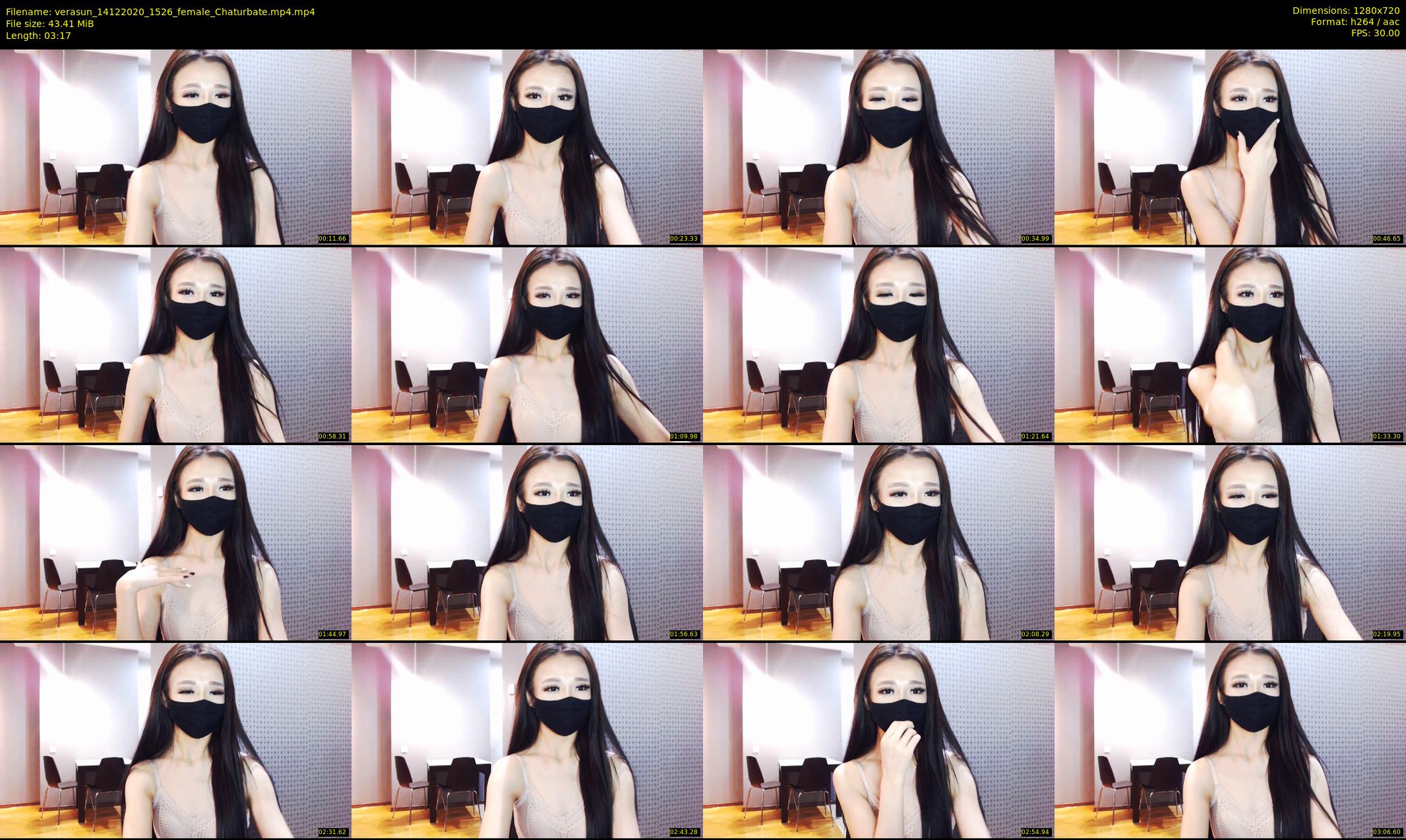 verasun — 4 minute Chaturbate female cam show recording, 720p, Dec 14, 2020