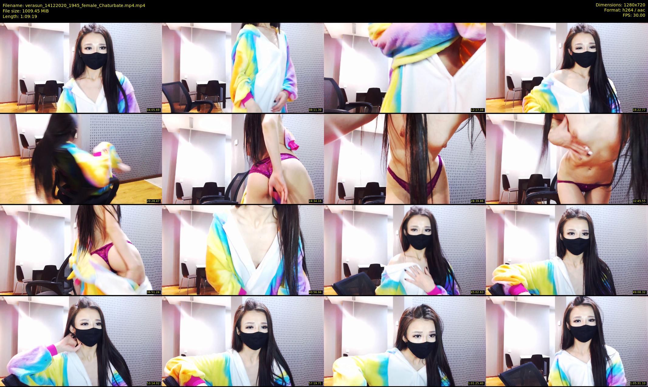 verasun — 70 minute Chaturbate female cam show recording, 720p, Dec 14, 2020