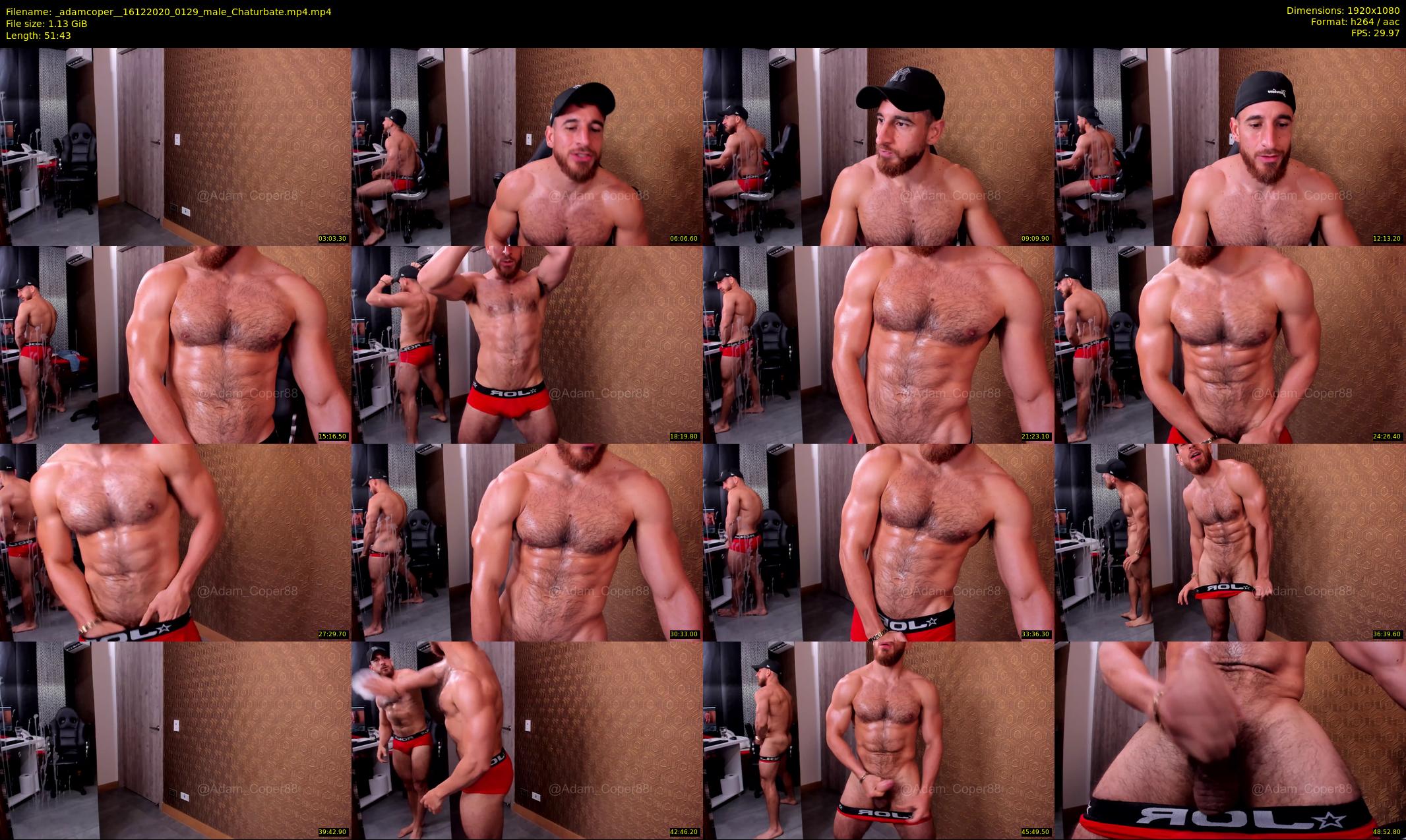 _adamcoper_ — 52 minute Chaturbate male cam show recording, 1080p, Dec 16, 2020