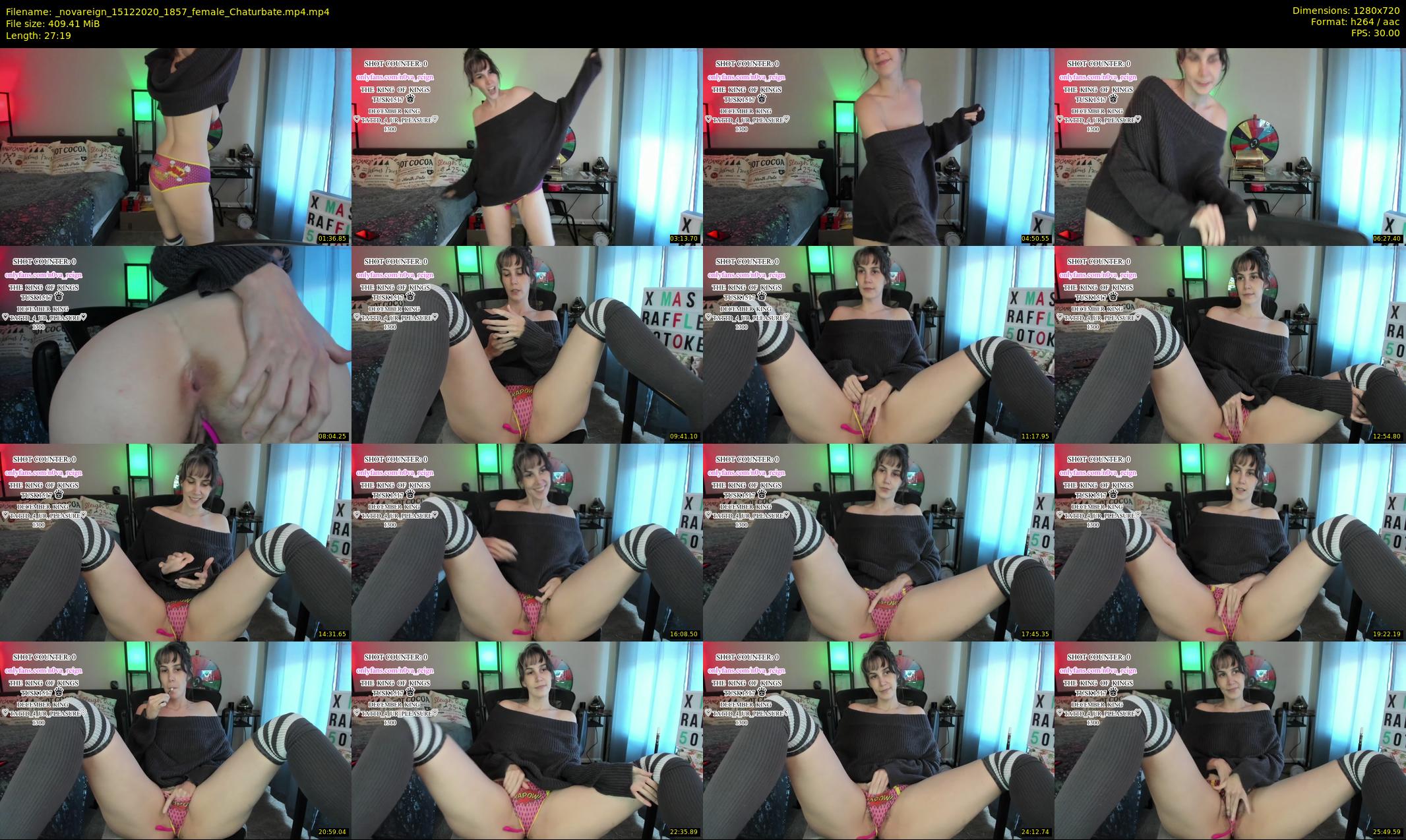 _novareign — 28 minute Chaturbate female cam show recording, 720p, Dec 15, 2020