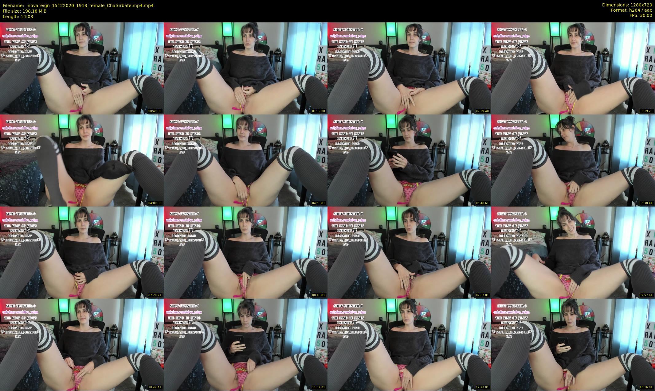 _novareign — 15 minute Chaturbate female cam show recording, 720p, Dec 15, 2020