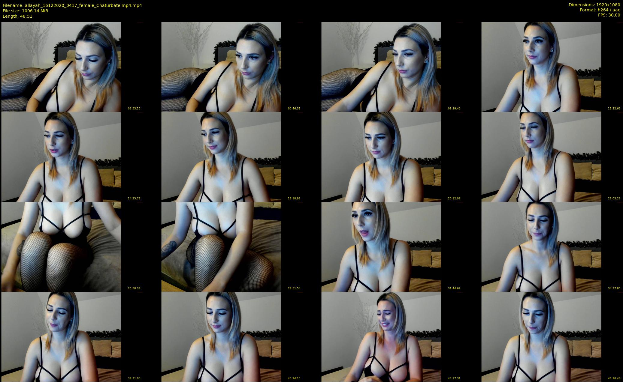 allayah — 49 minute Chaturbate female cam show recording, 1080p, Dec 16, 2020