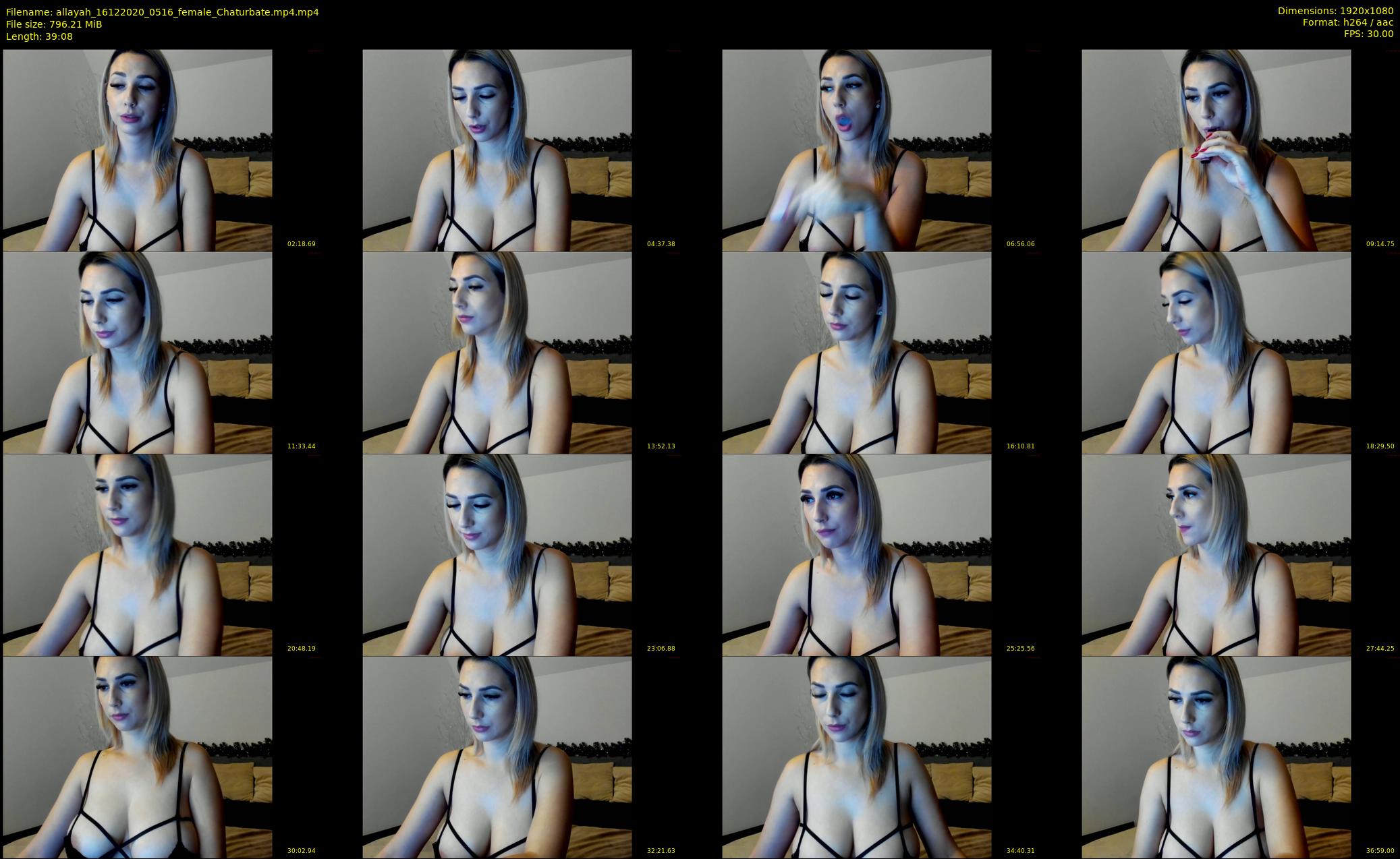 allayah — 40 minute Chaturbate female cam show recording, 1080p, Dec 16, 2020