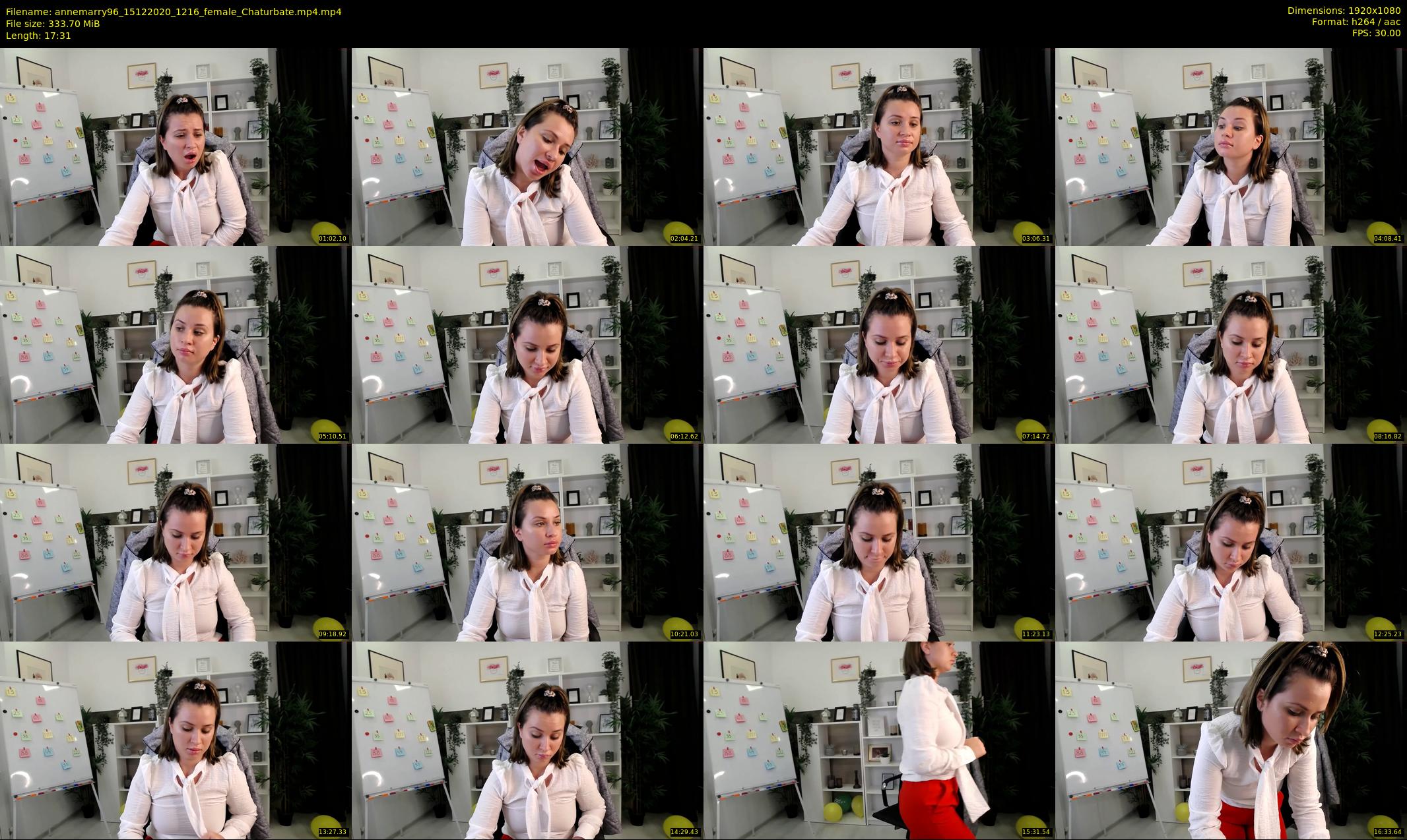 annemarry96 — 18 minute Chaturbate female cam show recording, 1080p, Dec 15, 2020