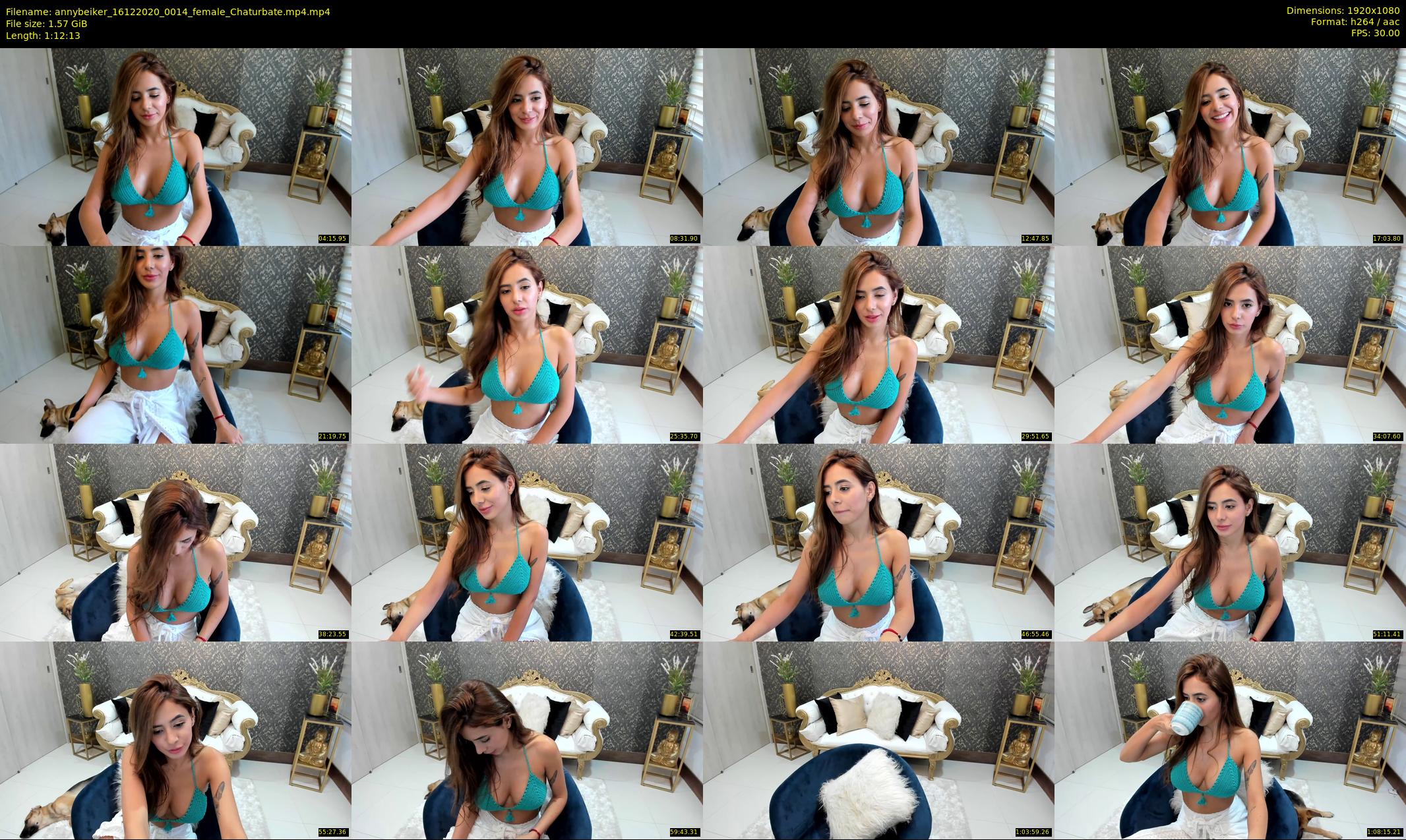 annybeiker — 73 minute Chaturbate female cam show recording, 1080p, Dec 16, 2020