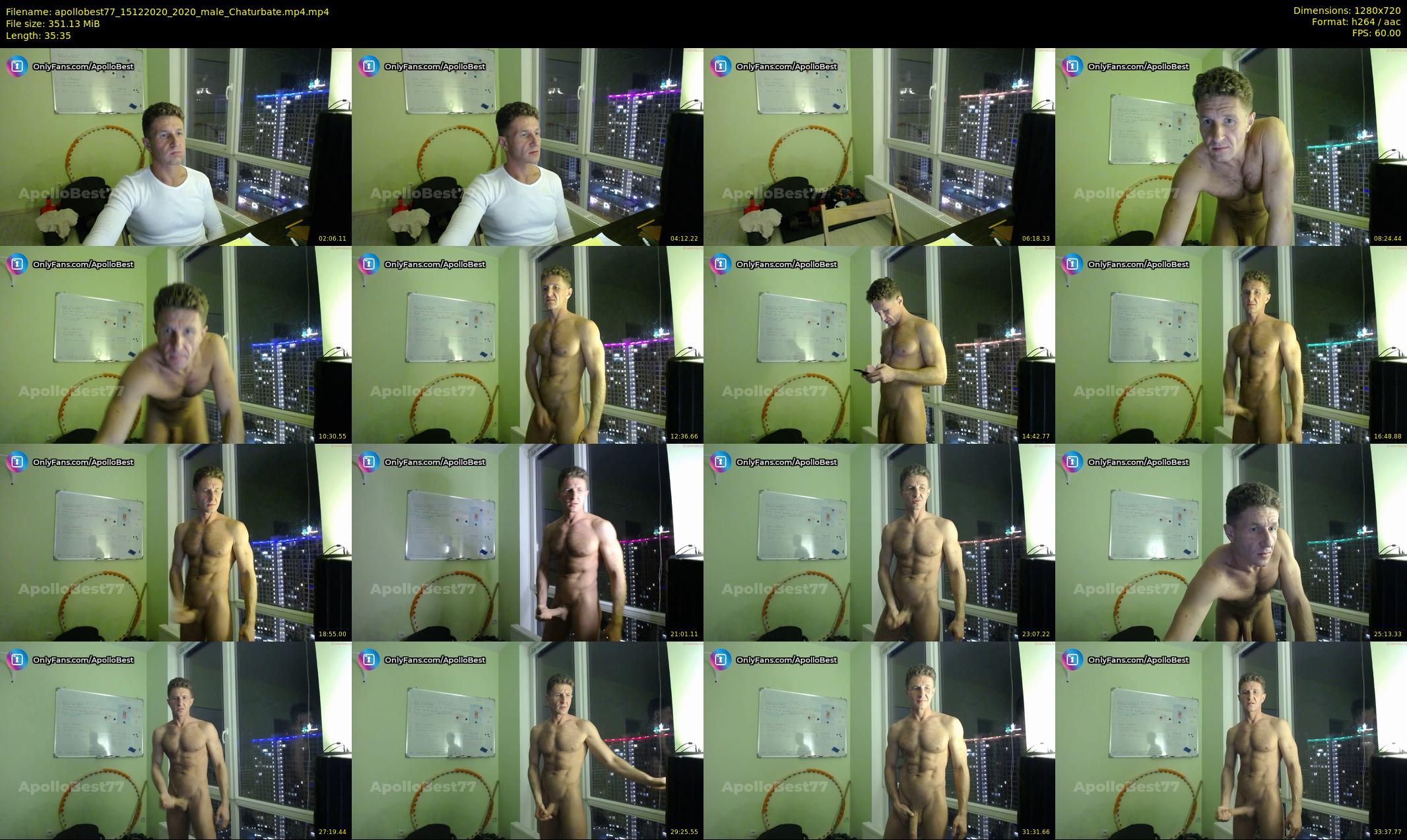 apollobest77 — 36 minute Chaturbate male cam show recording, 720p, Dec 15, 2020