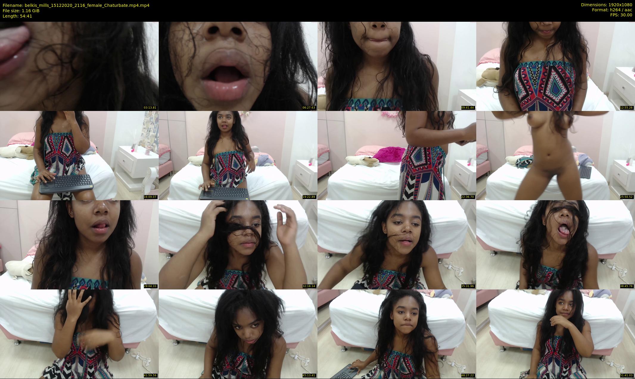 belkis_mills — 55 minute Chaturbate female cam show recording, 1080p, Dec 15, 2020