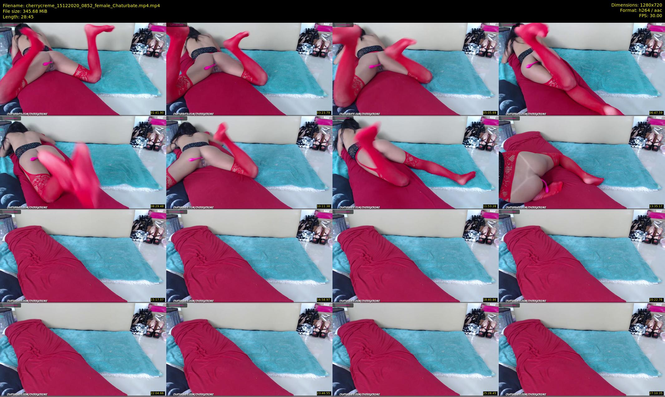 cherrycreme — 29 minute Chaturbate female cam show recording, 720p, Dec 15, 2020