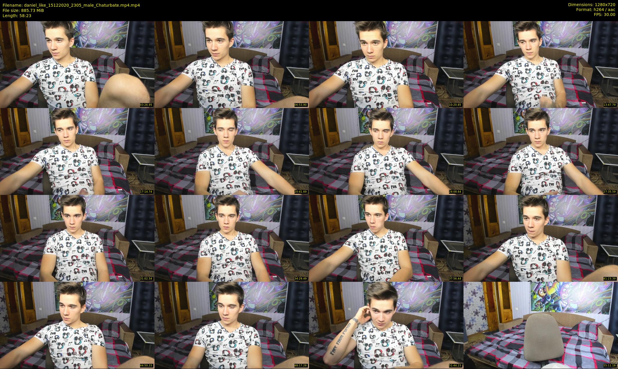 daniel_like — 59 minute Chaturbate male cam show recording, 720p, Dec 15, 2020