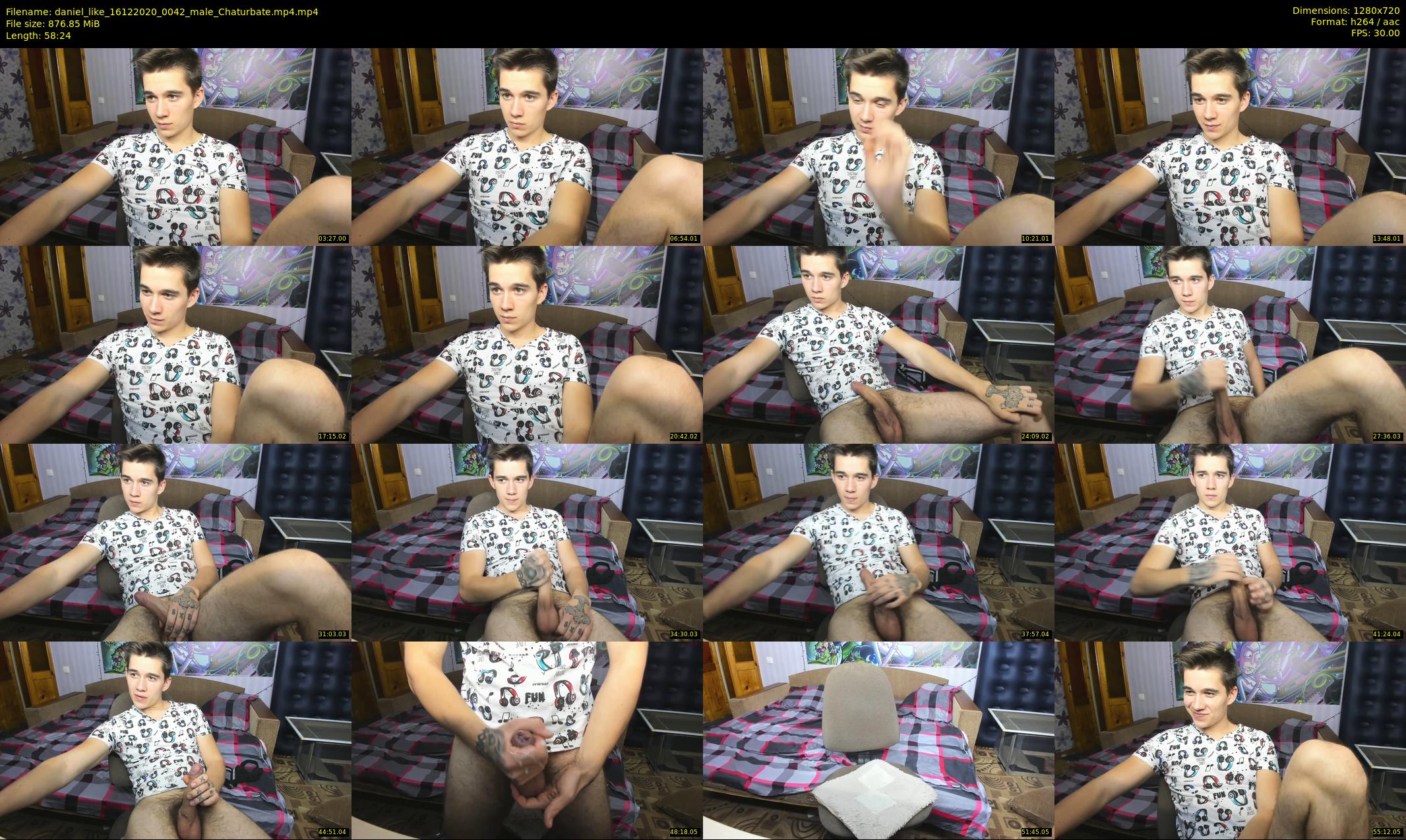 daniel_like — 59 minute Chaturbate male cam show recording, 720p, Dec 16, 2020