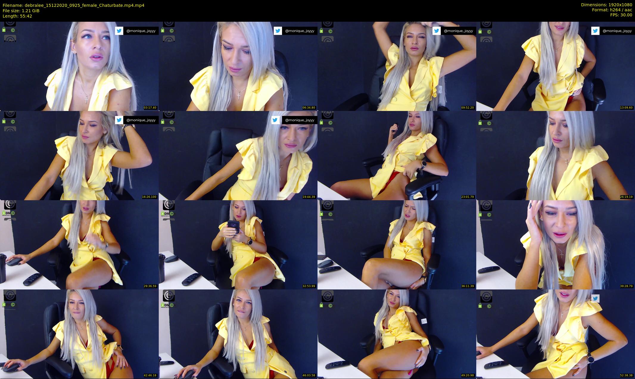 debralee — 56 minute Chaturbate female cam show recording, 1080p, Dec 15, 2020