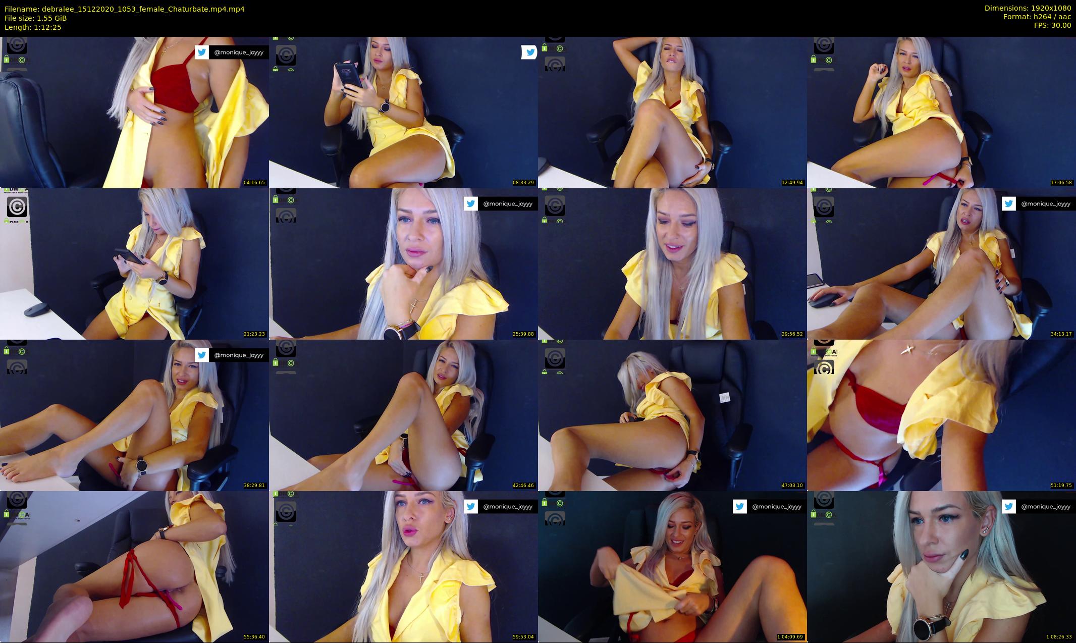 debralee — 73 minute Chaturbate female cam show recording, 1080p, Dec 15, 2020
