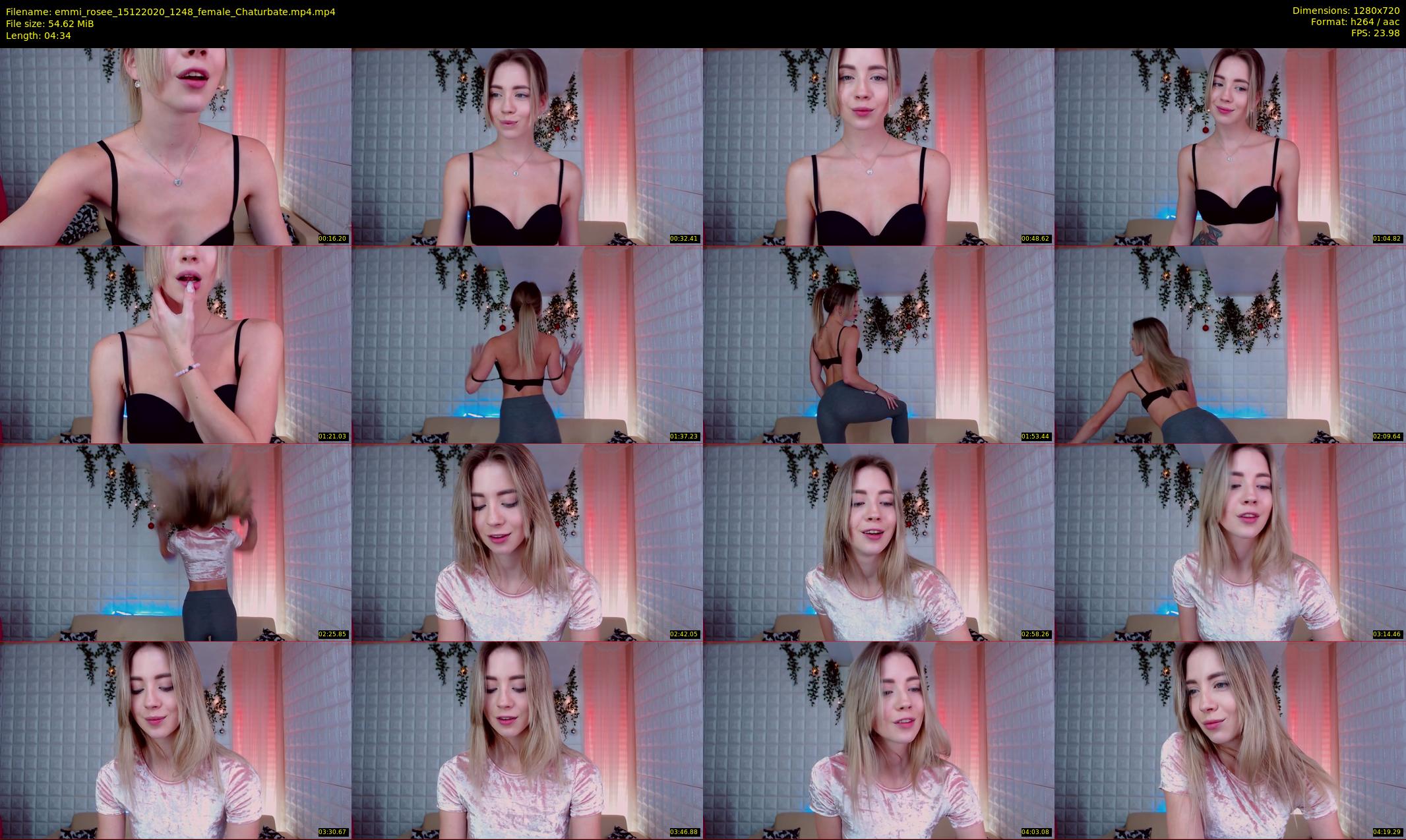 emmi_rosee — 5 minute Chaturbate female cam show recording, 720p, Dec 15, 2020
