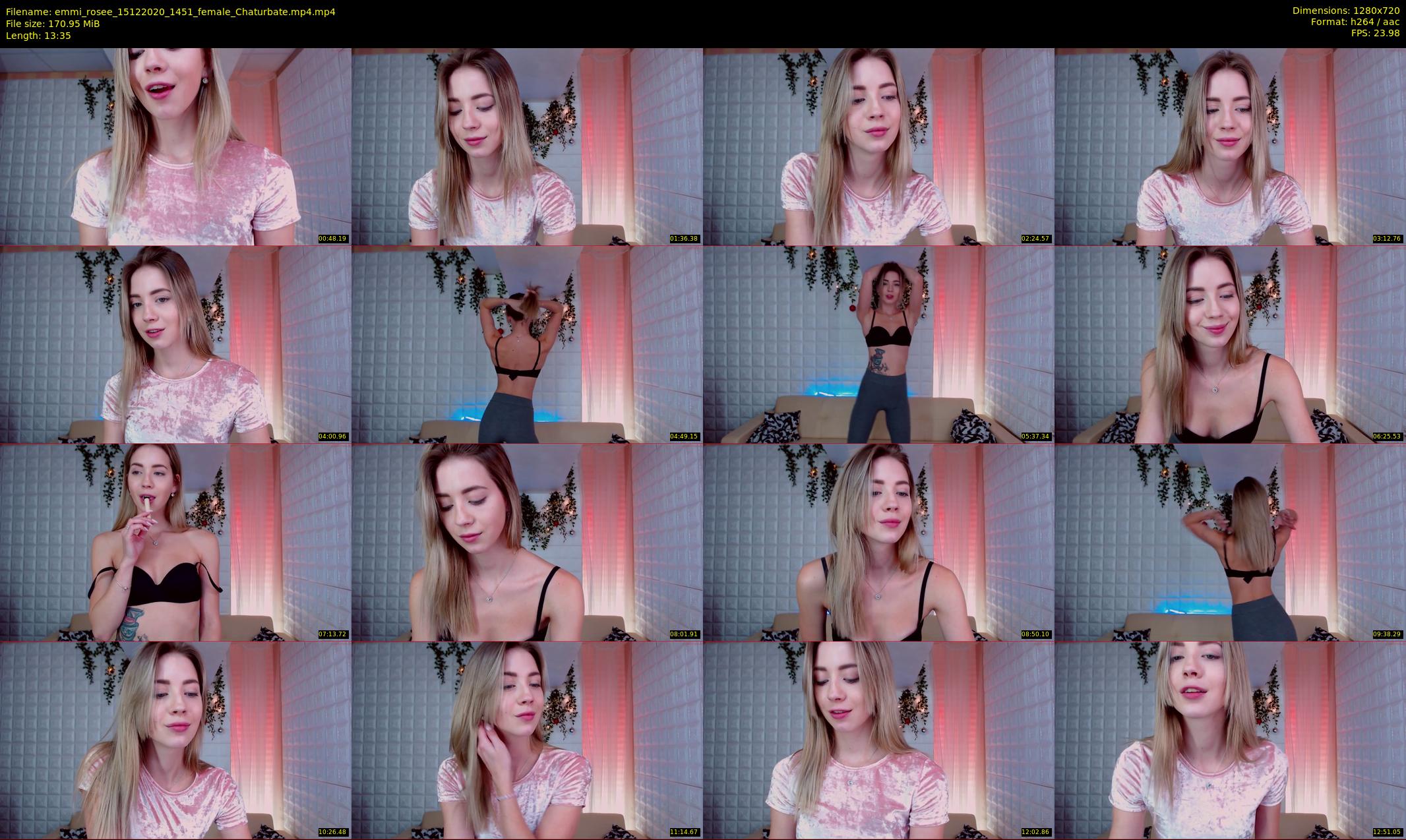emmi_rosee — 14 minute Chaturbate female cam show recording, 720p, Dec 15, 2020