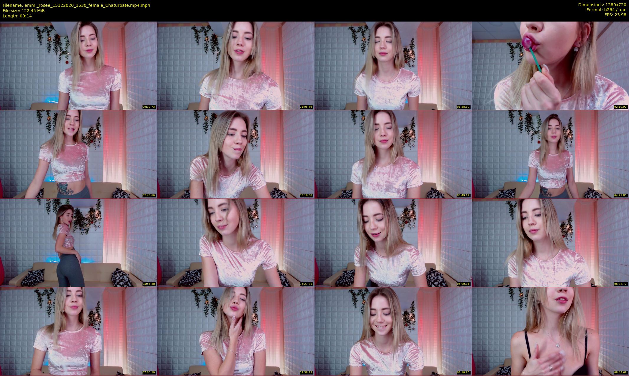 emmi_rosee — 10 minute Chaturbate female cam show recording, 720p, Dec 15, 2020