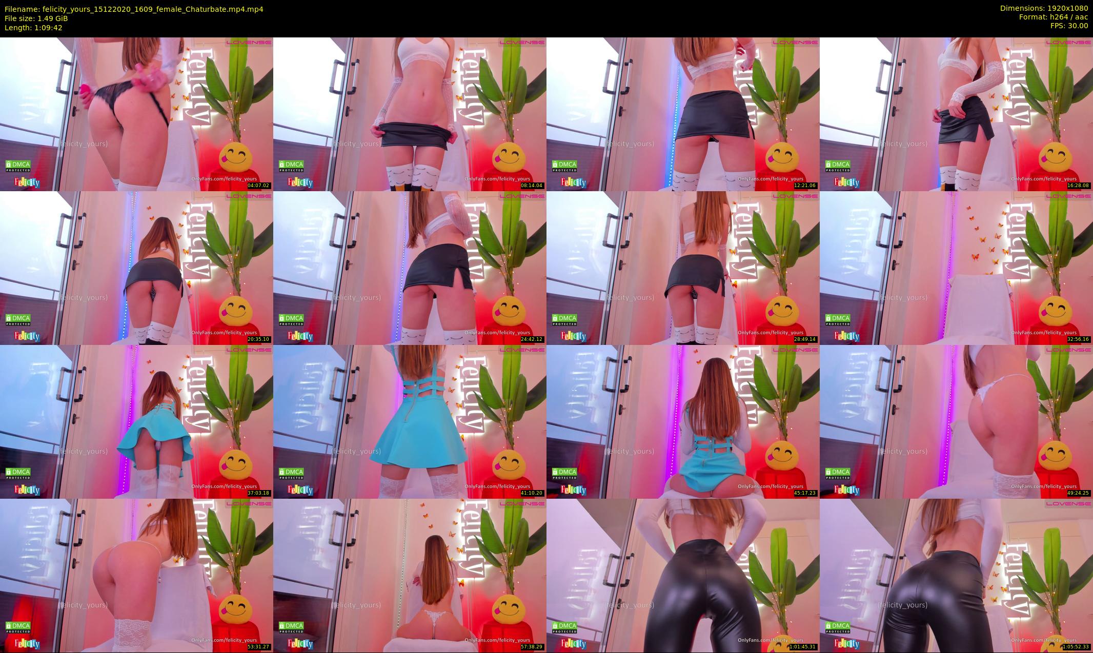 felicity_yours — 70 minute Chaturbate female cam show recording, 1080p, Dec 15, 2020