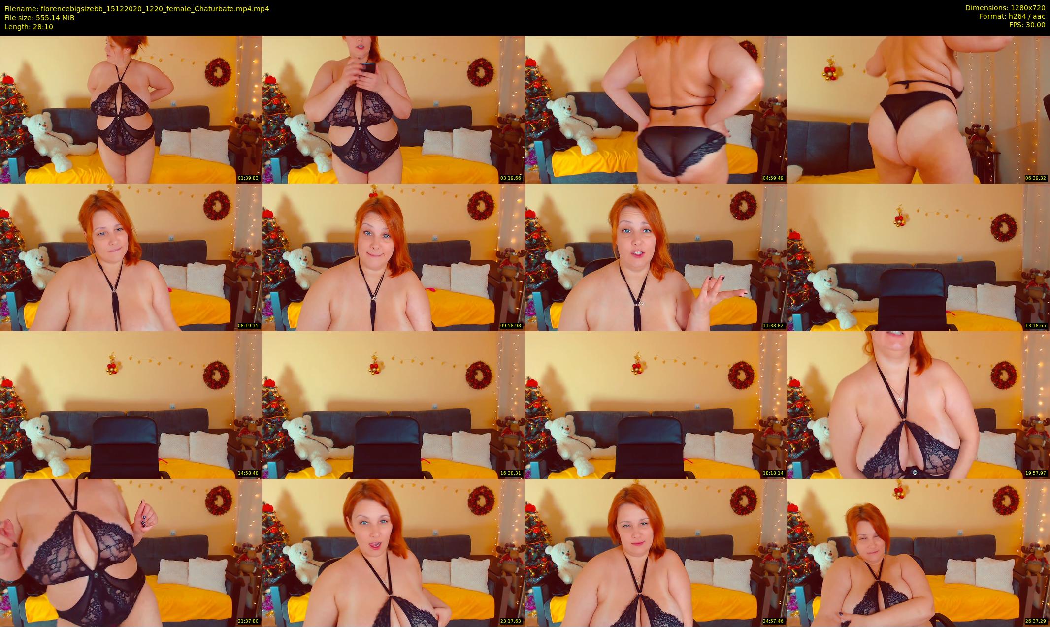 florencebigsizebb — 29 minute Chaturbate female cam show recording, 720p, Dec 15, 2020