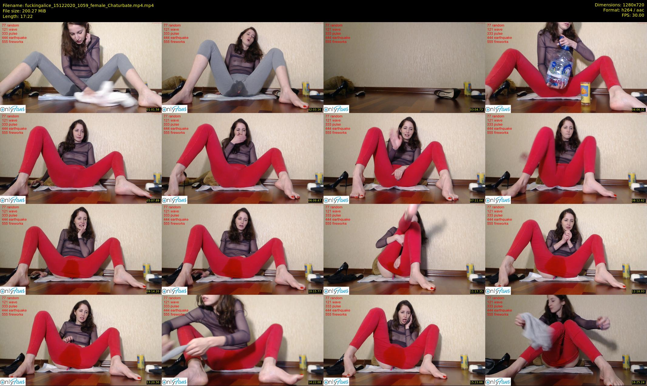 fuckingalice — 18 minute Chaturbate female cam show recording, 720p, Dec 15, 2020