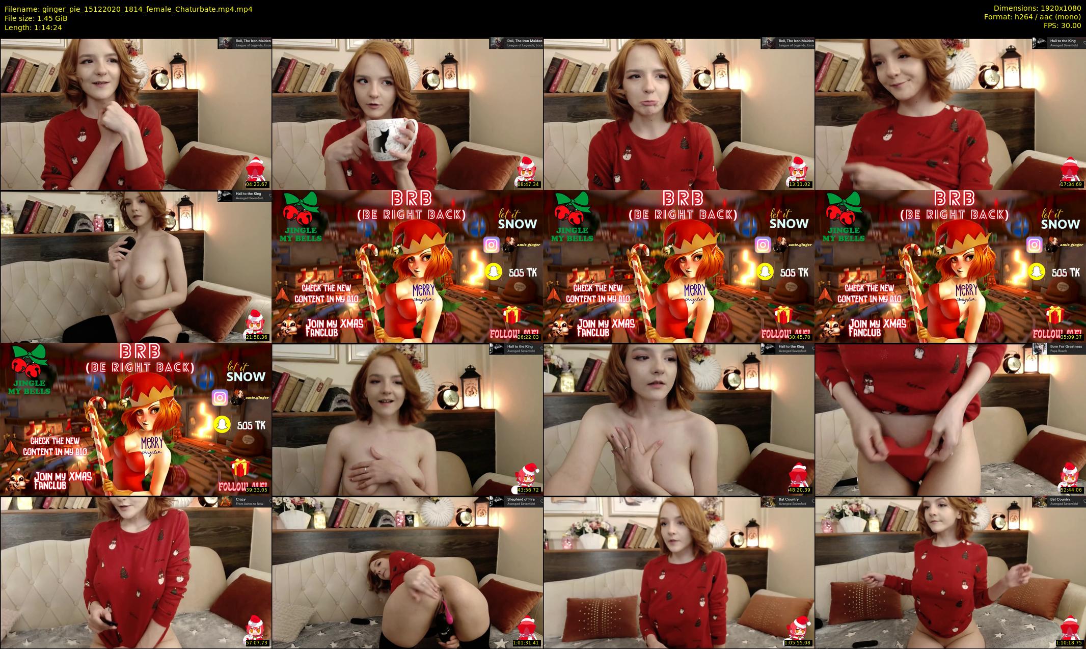 ginger_pie — 75 minute Chaturbate female cam show recording, 1080p, Dec 15, 2020
